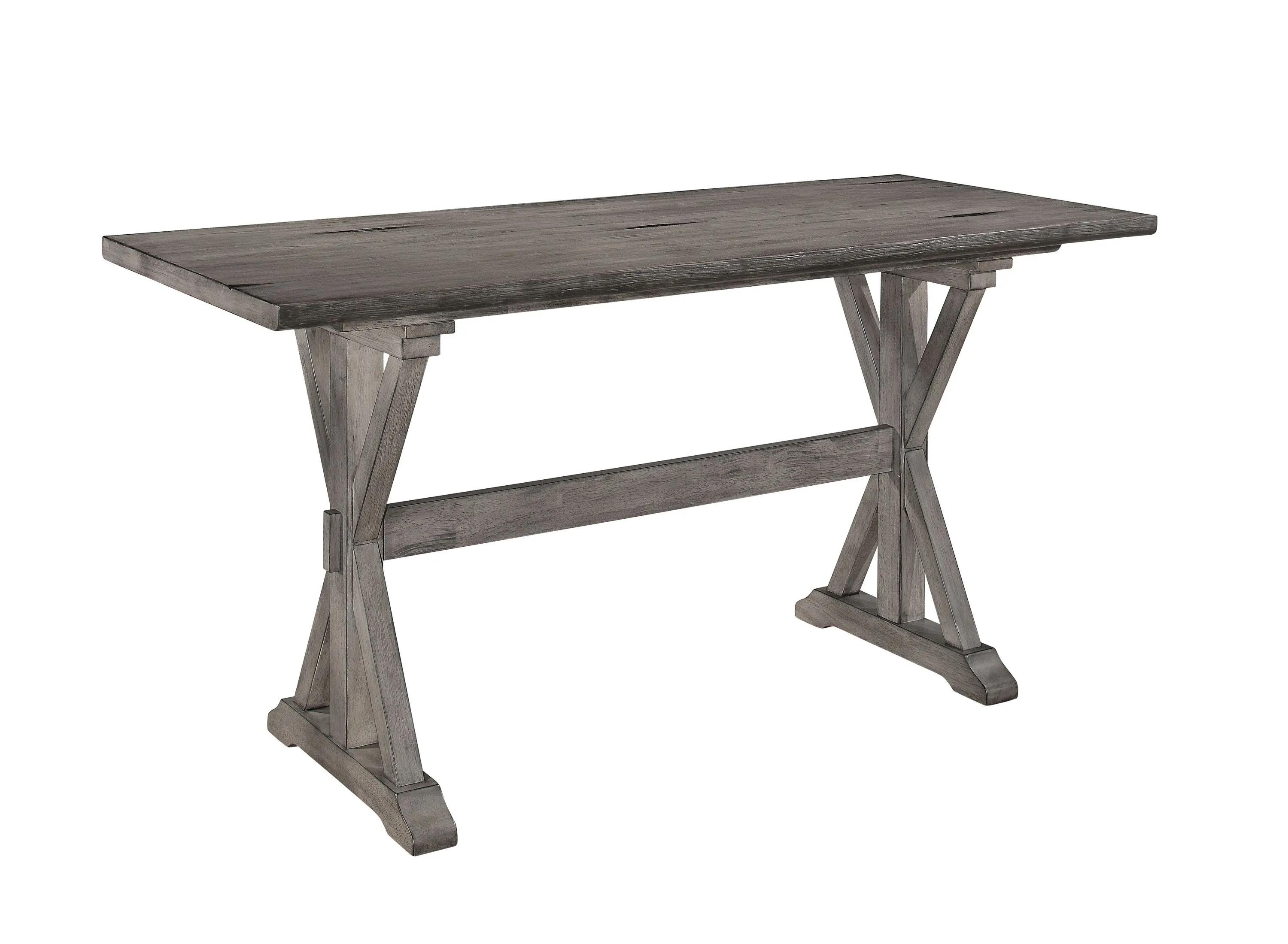 Amsonia Distressed Gray Counter Height Dining Table