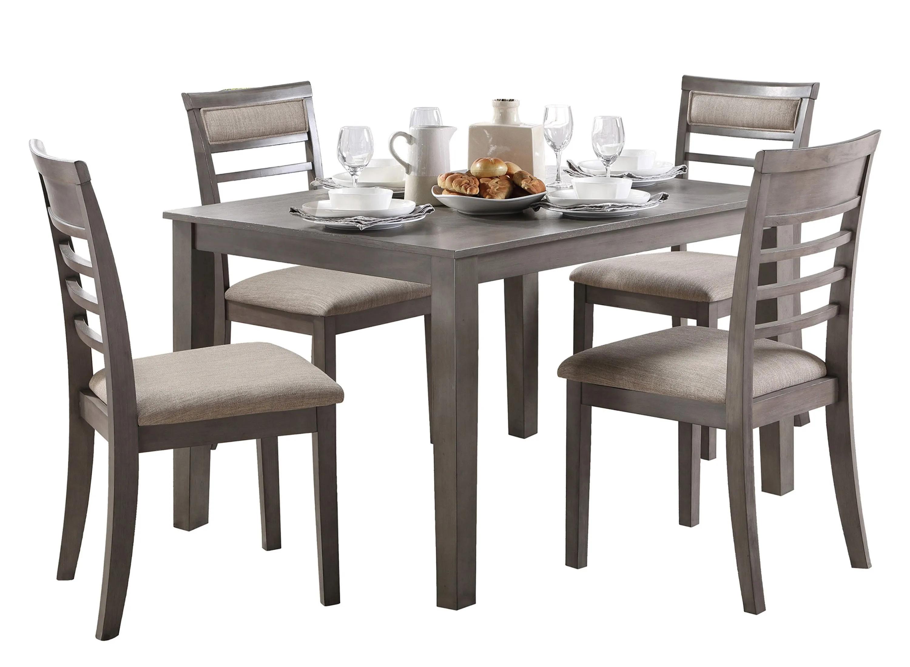 Lovell Gray 5 Piece Dining Set