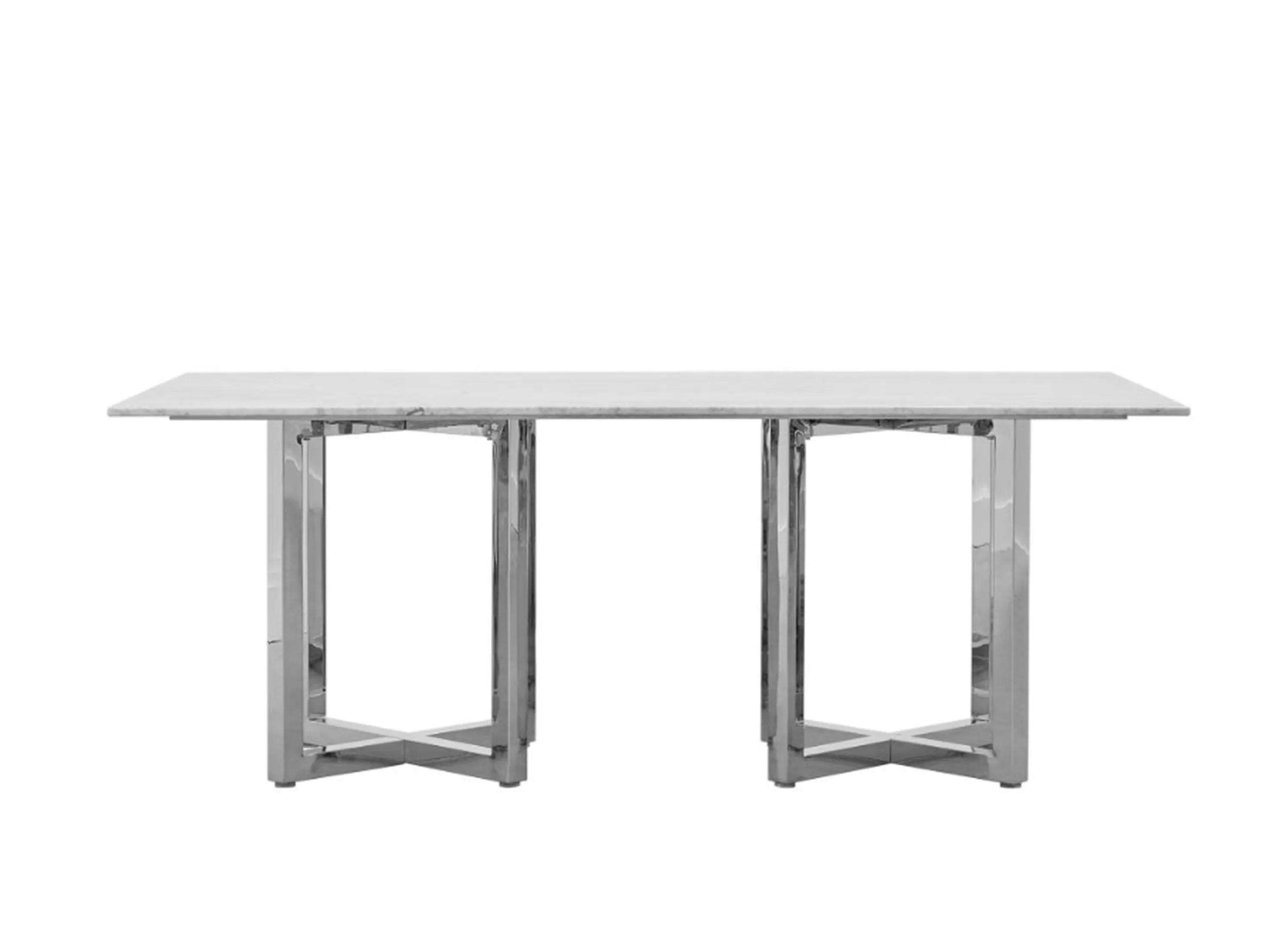 Amalfi Marble Double Pedestal Dining Table