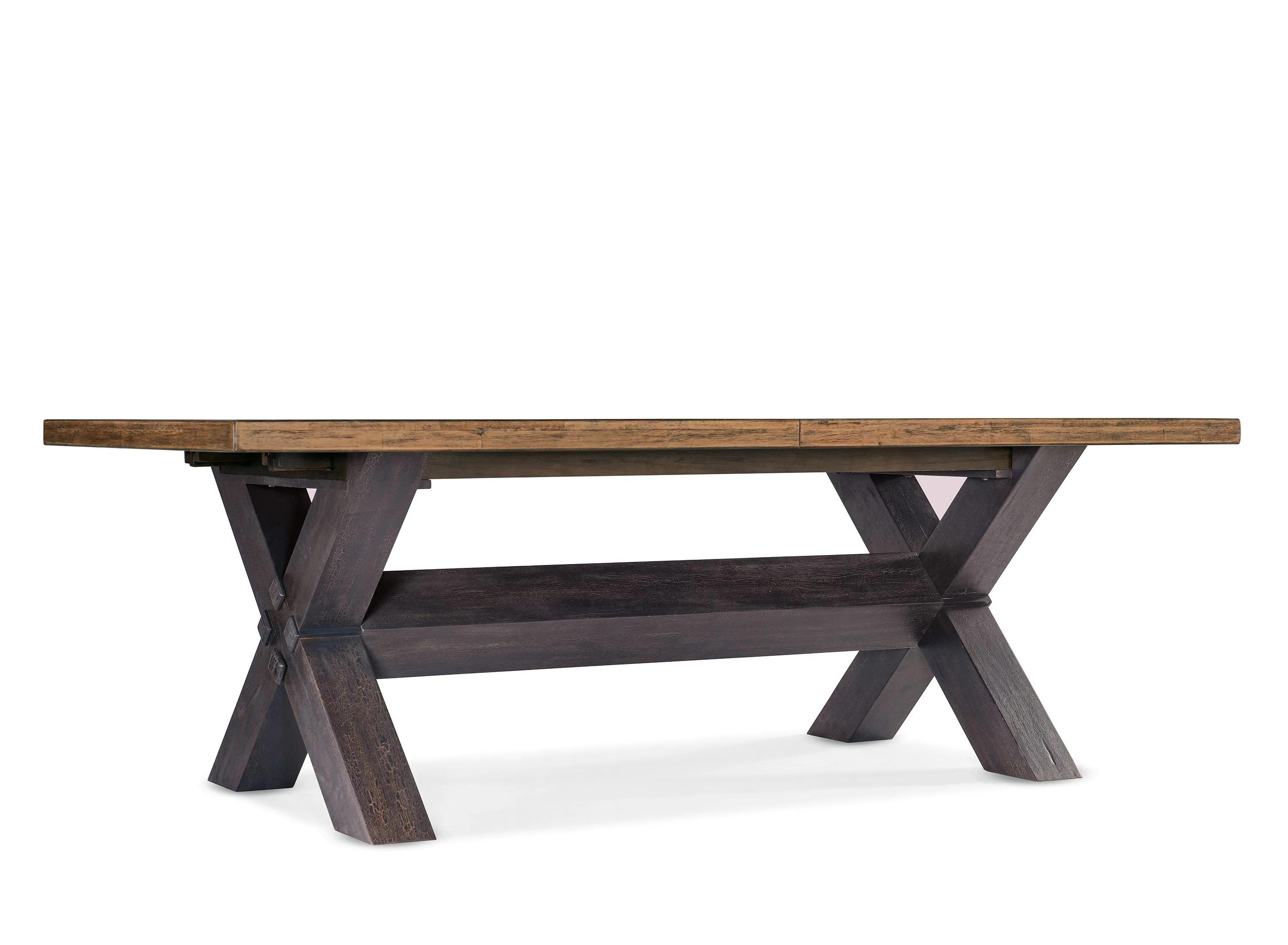 Big Sky Trestle Dining Table w/ Leaves
