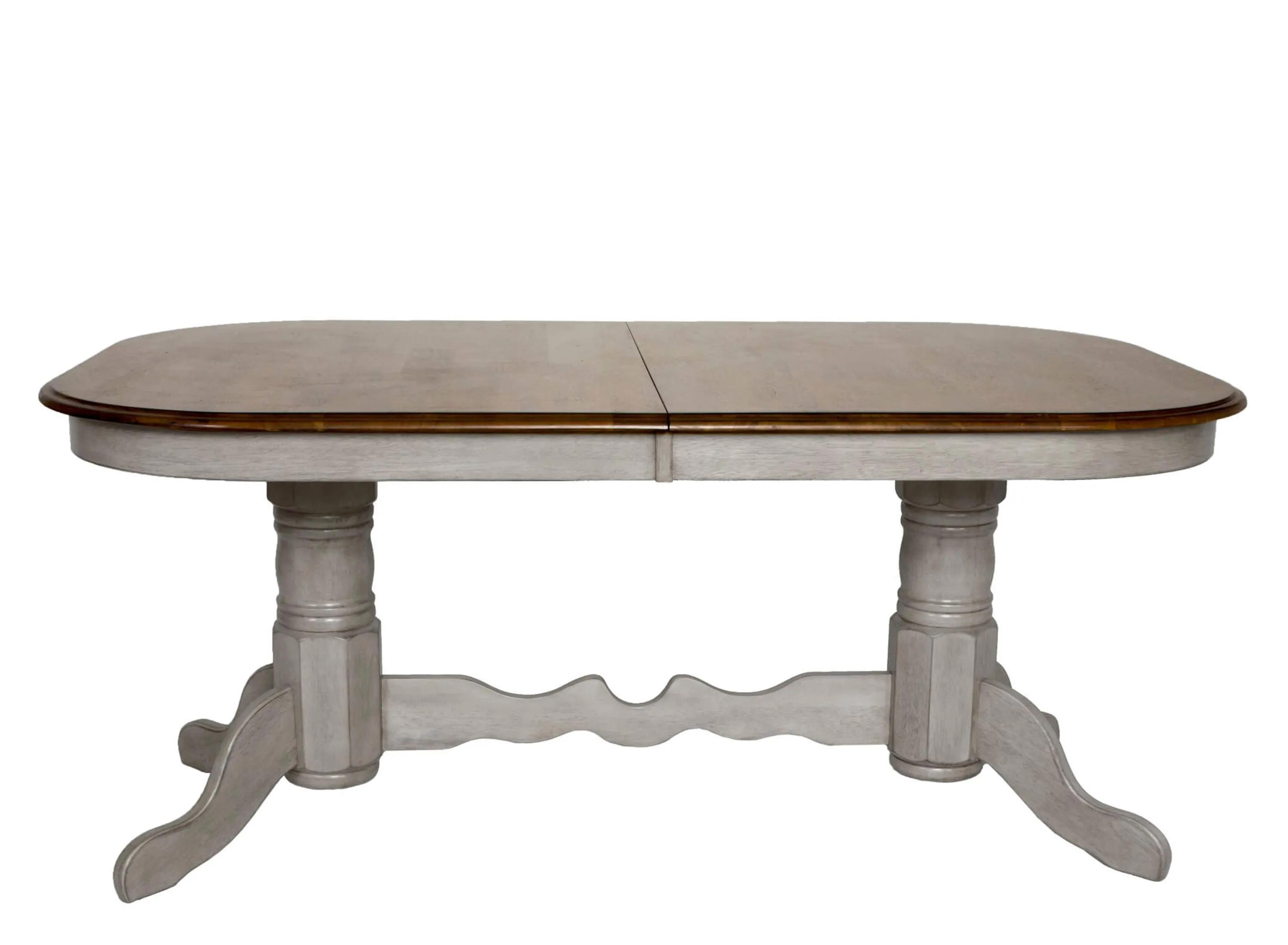Country Grove Double Pedestal Extendable Dining Table