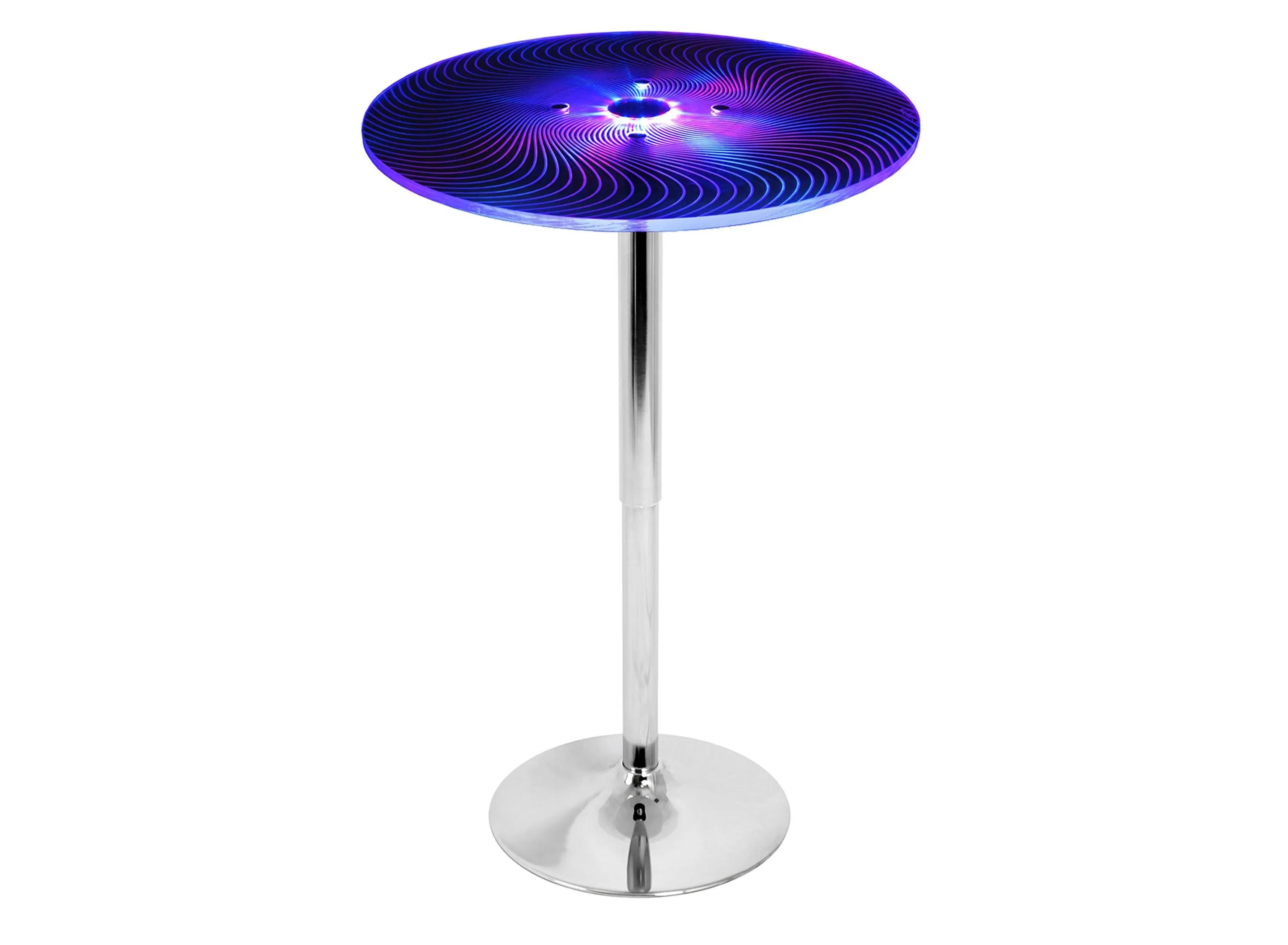 Spyra LED Multi-Colored Bar Table