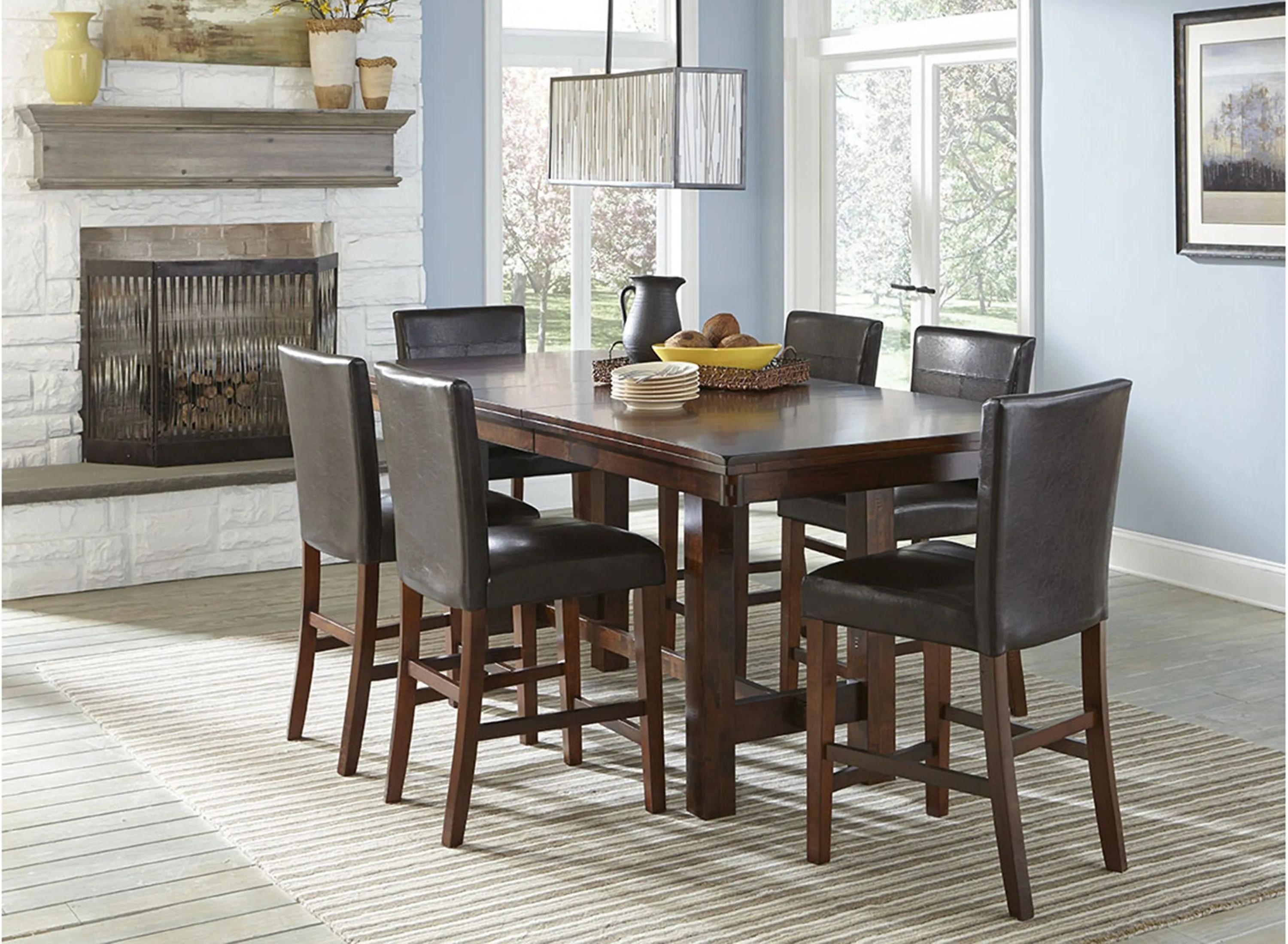 Kona Trestle 7-pc. Counter Height Dining Set