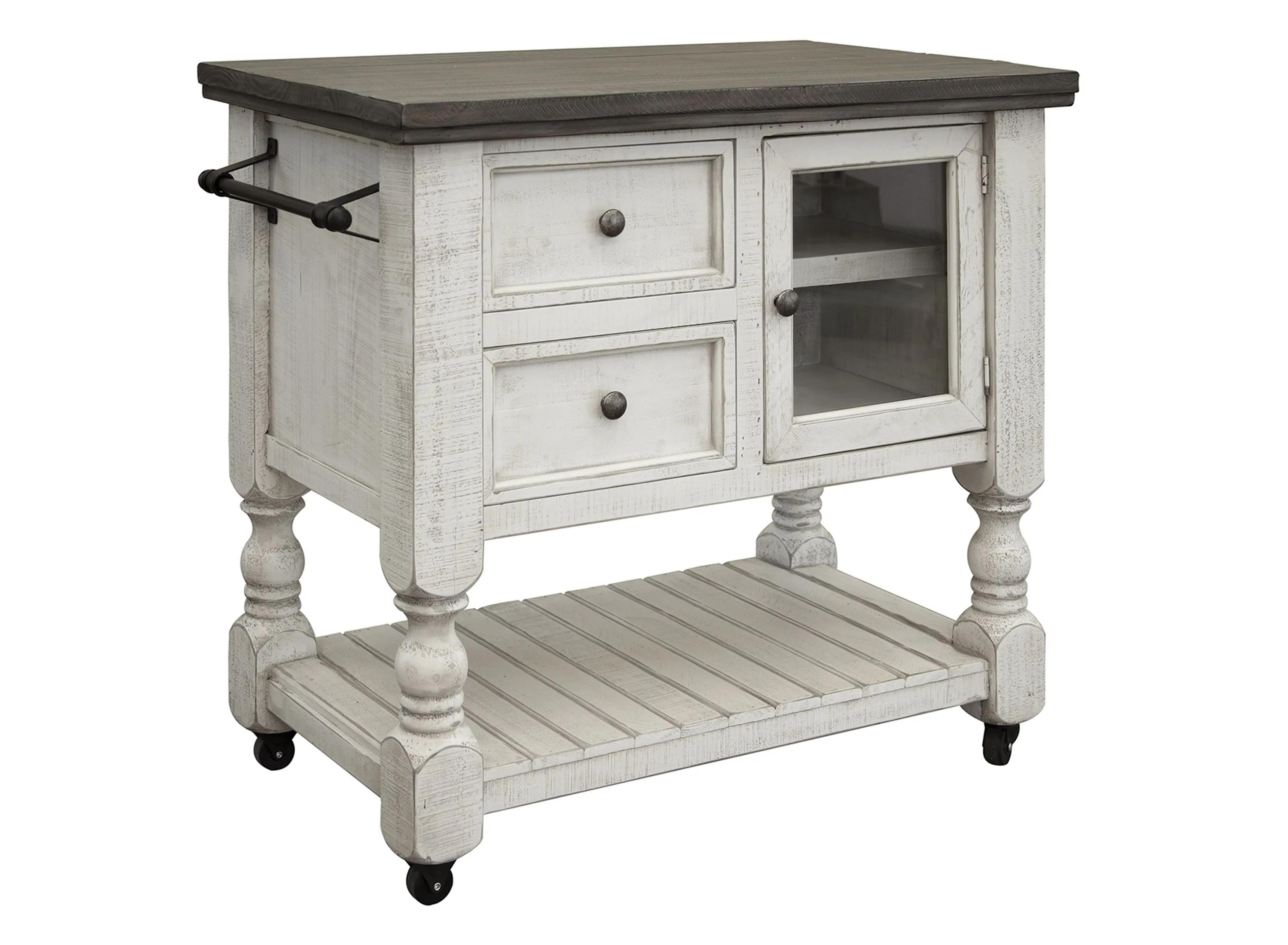 Stone Petite Kitchen Island