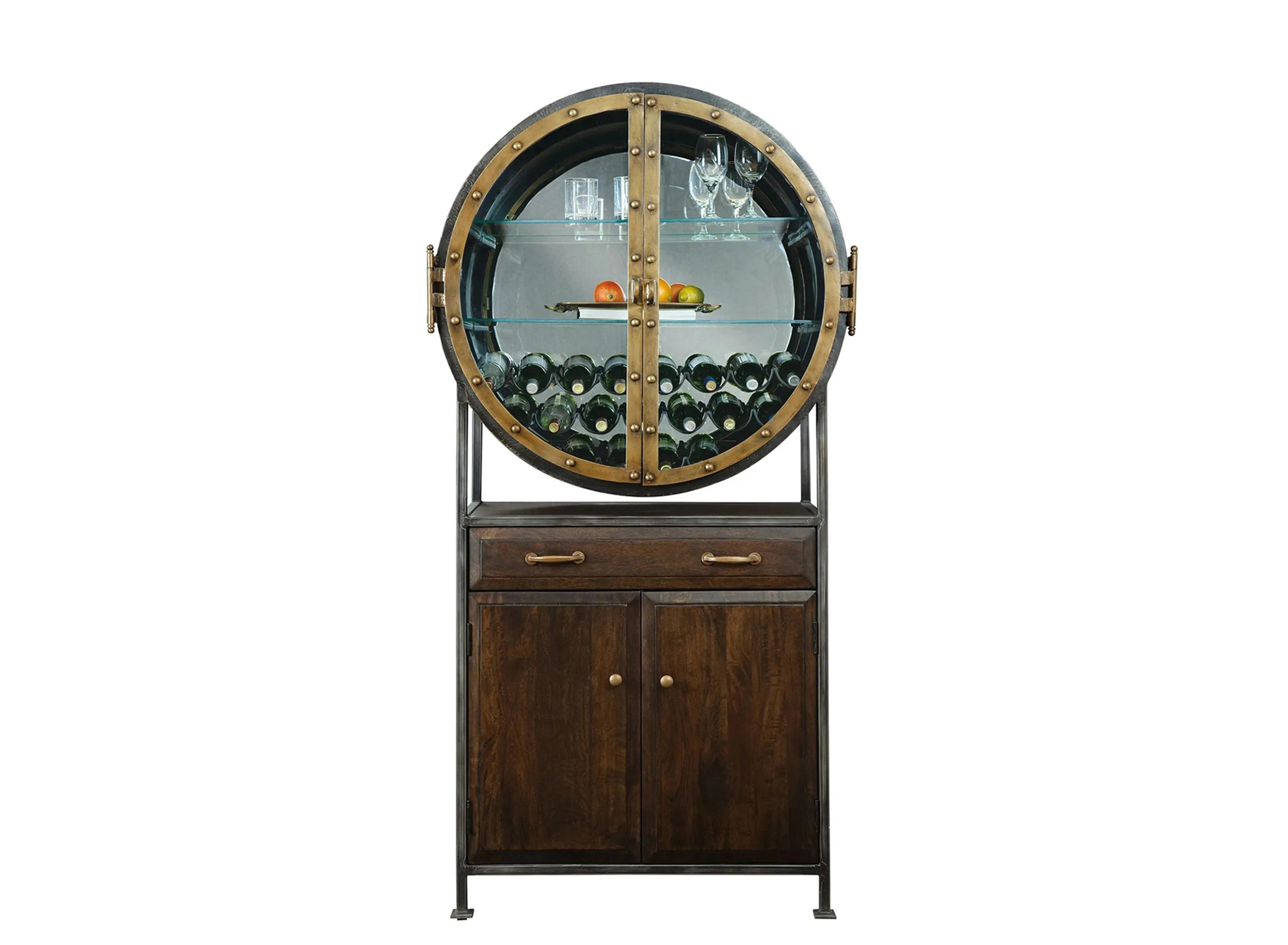 Boilermaker Wine & Bar Cabinet