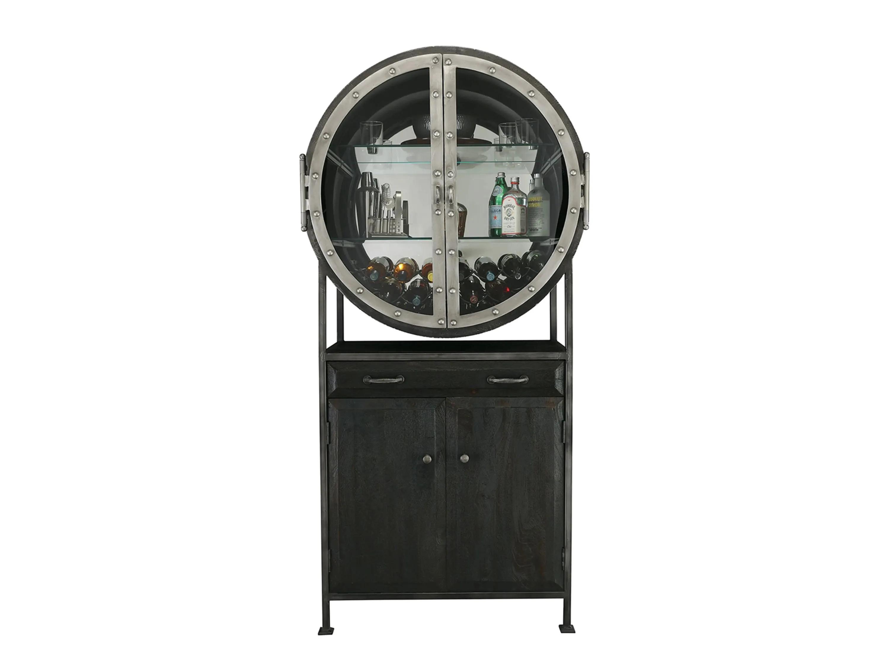 Boilermaker Wine & Bar Cabinet