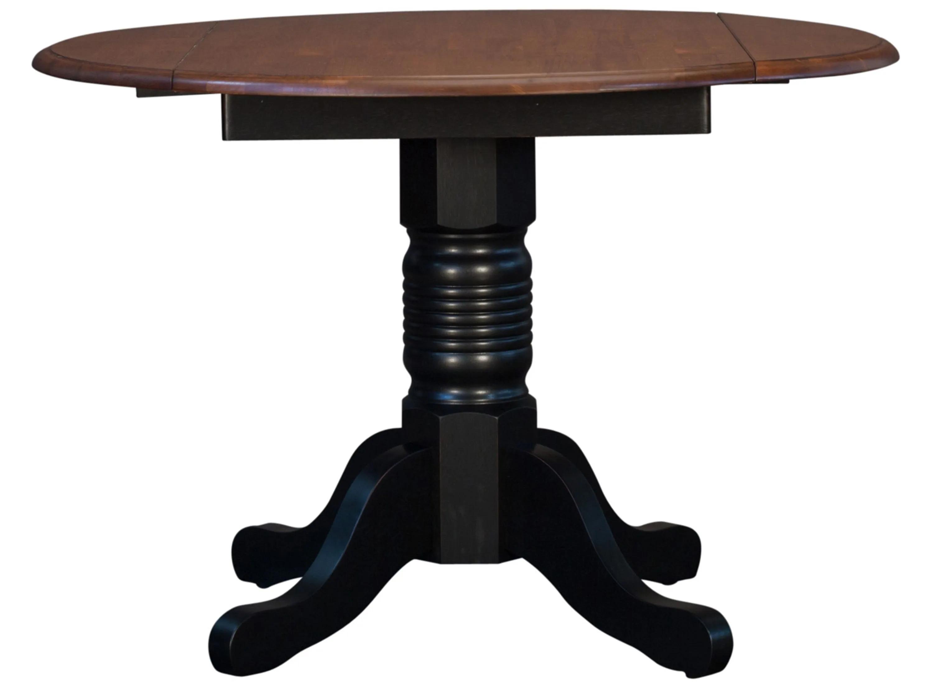 British Isles Round Drop-Leaf Dining Table