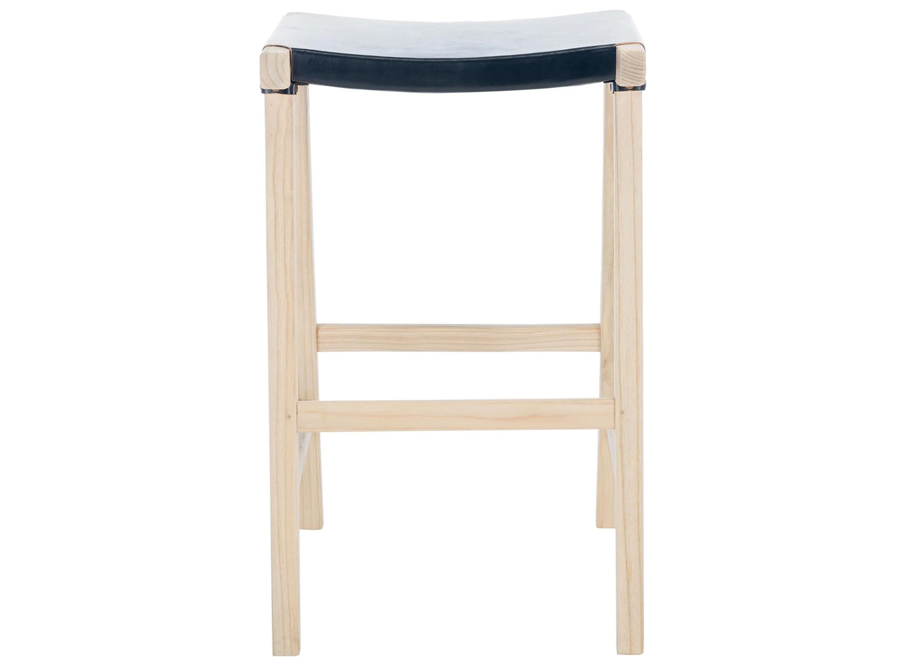 Safavieh Aariz Rectangle Bar Stool - Black