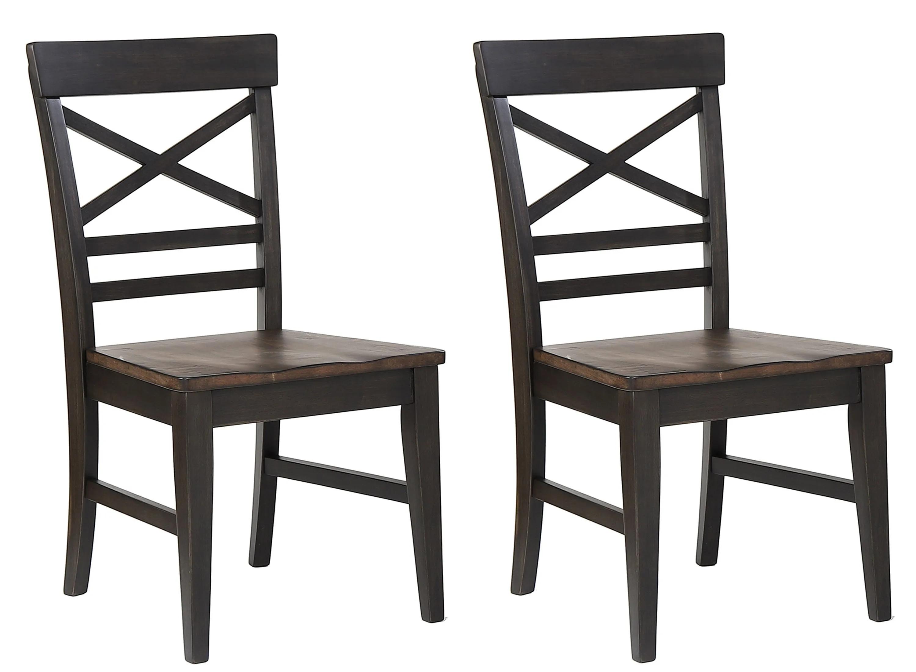 Ashford X Back Side Chair Set of 2