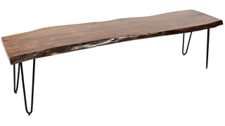 Nature's Live Edge Dining Bench