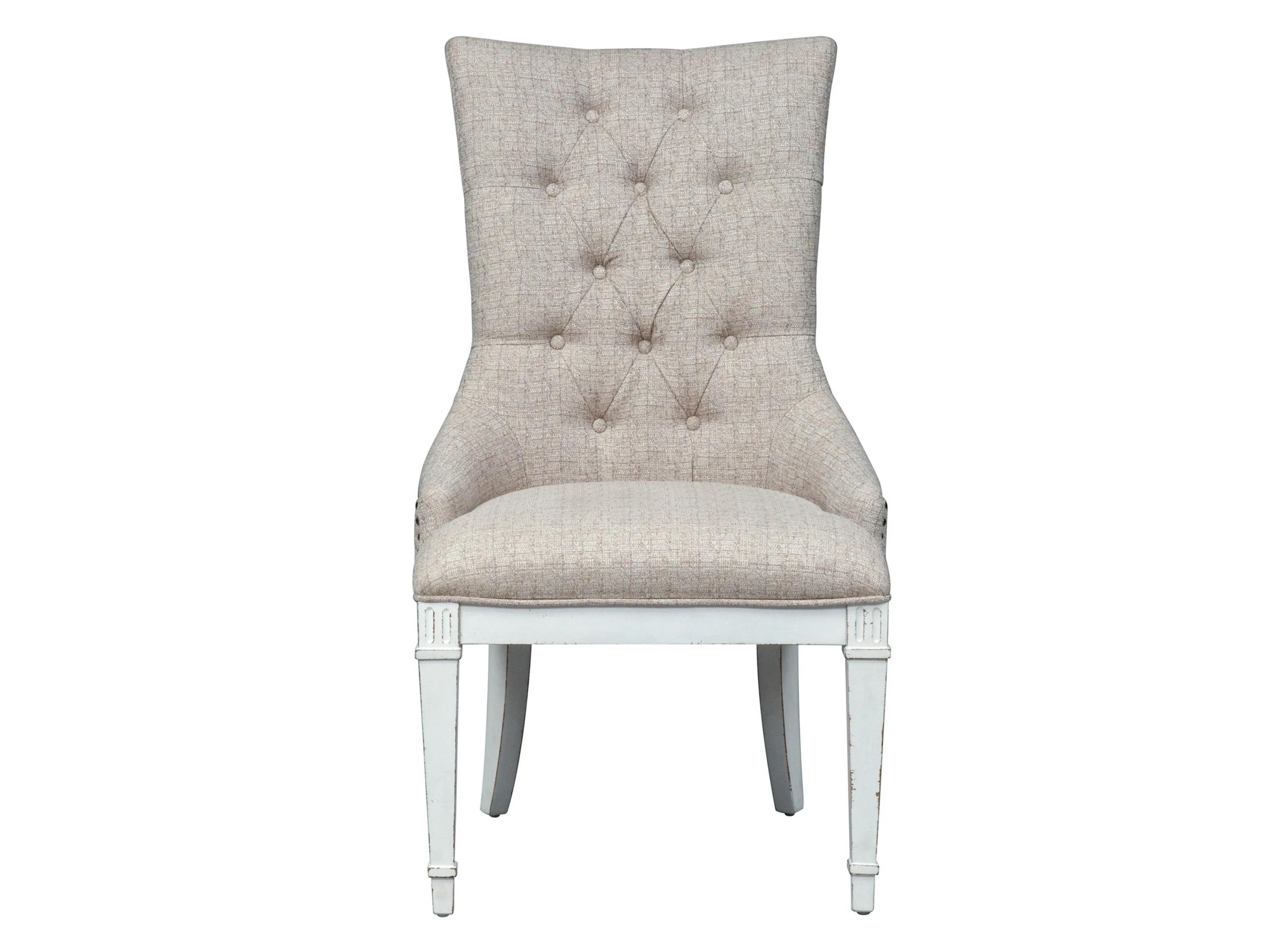 Abbey Park Antique White Hostess Chair Set of 2