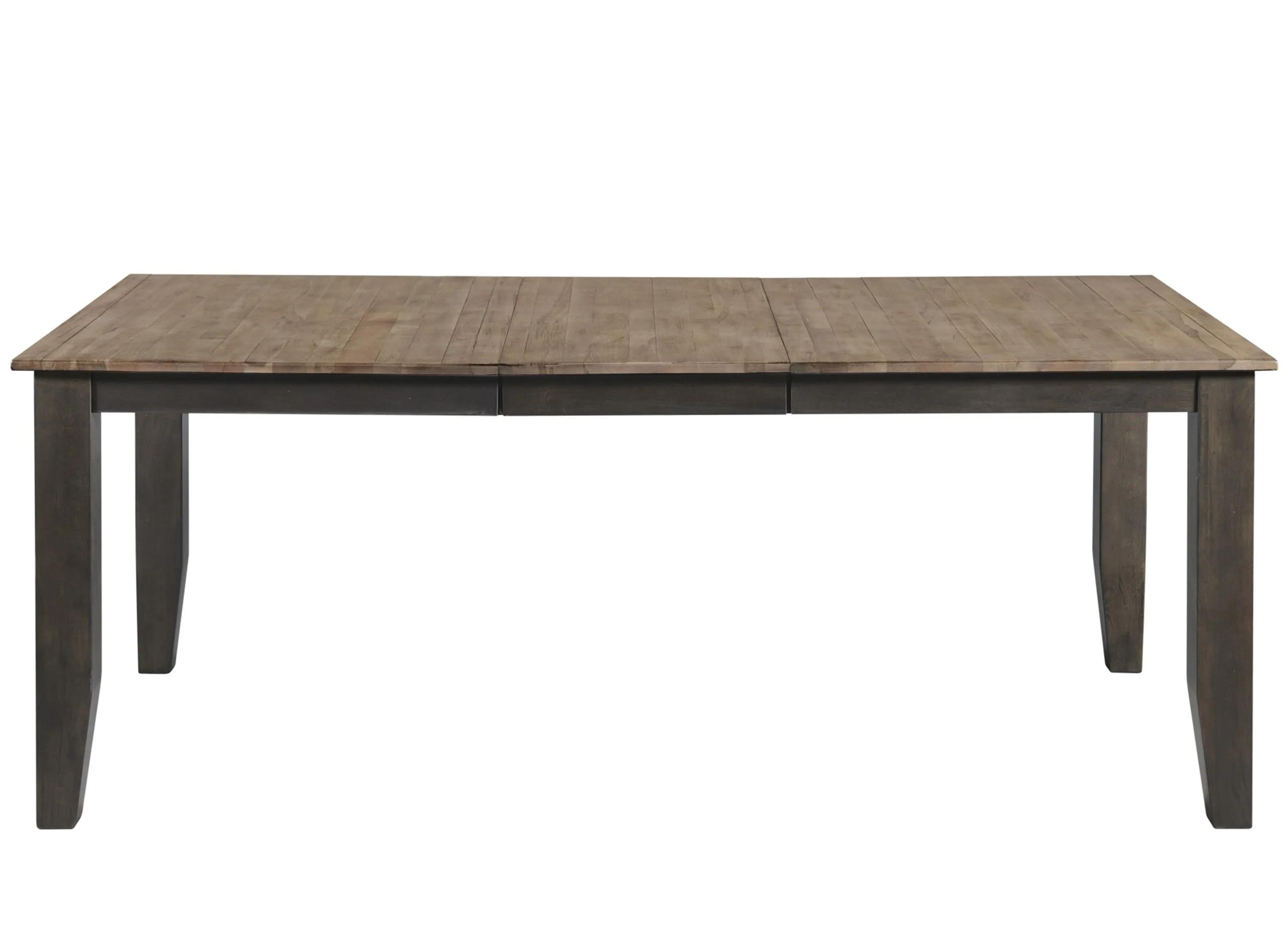 Beacon Black and Walnut Extendable Dining Table
