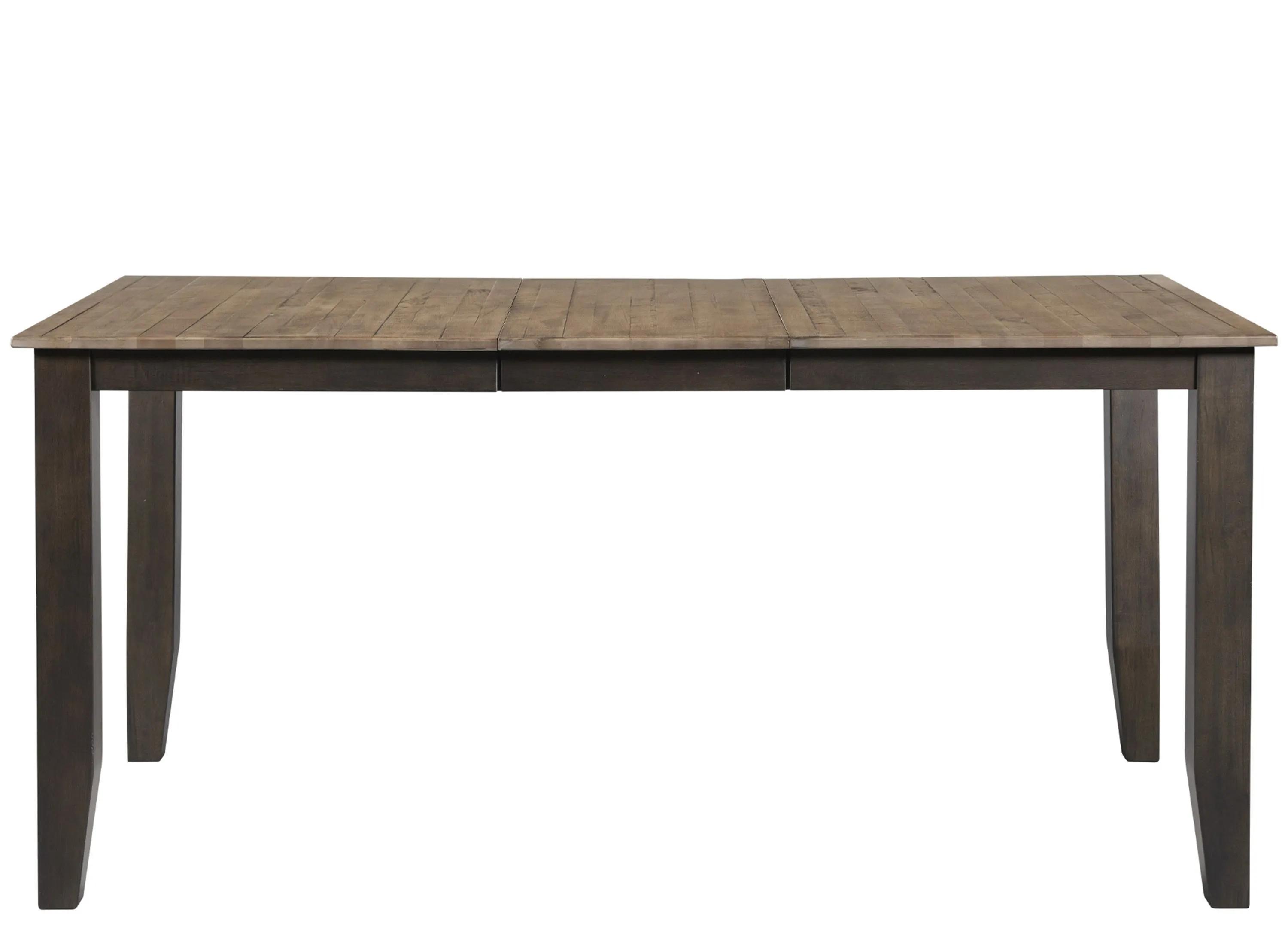 Beacon Black and Walnut Extendable Counter Height Dining Room Set