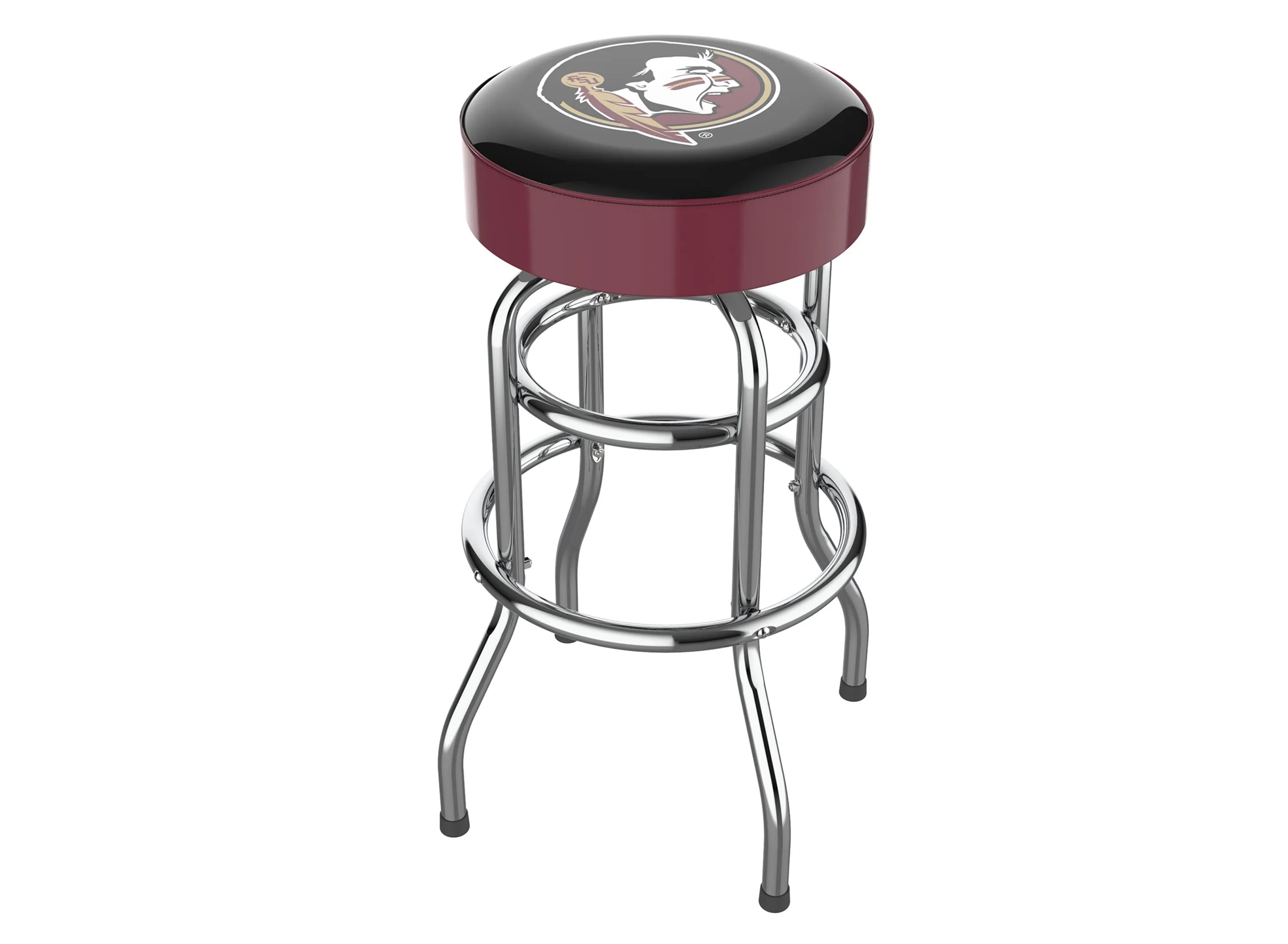 NCAA Backless Swivel Bar Stool