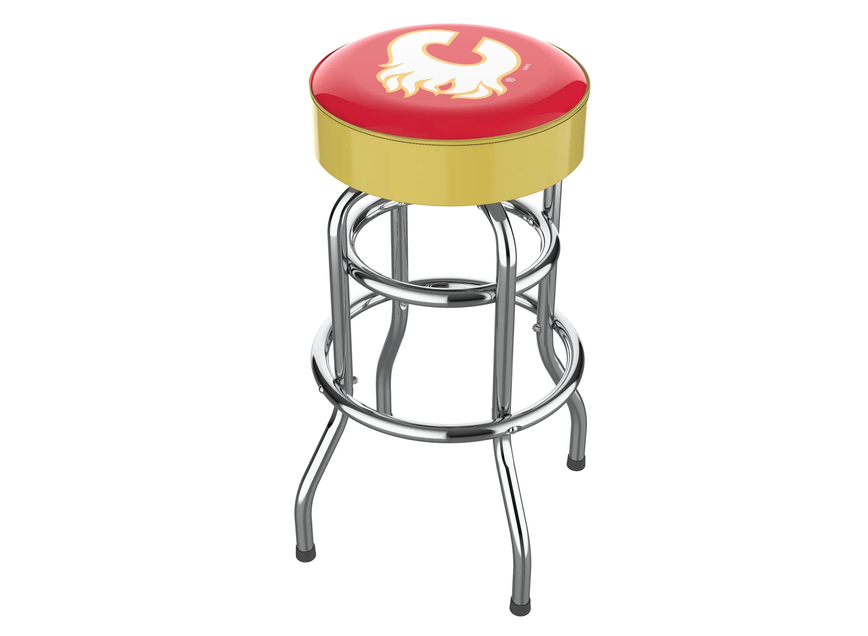 NHL Backless Swivel Bar Stool