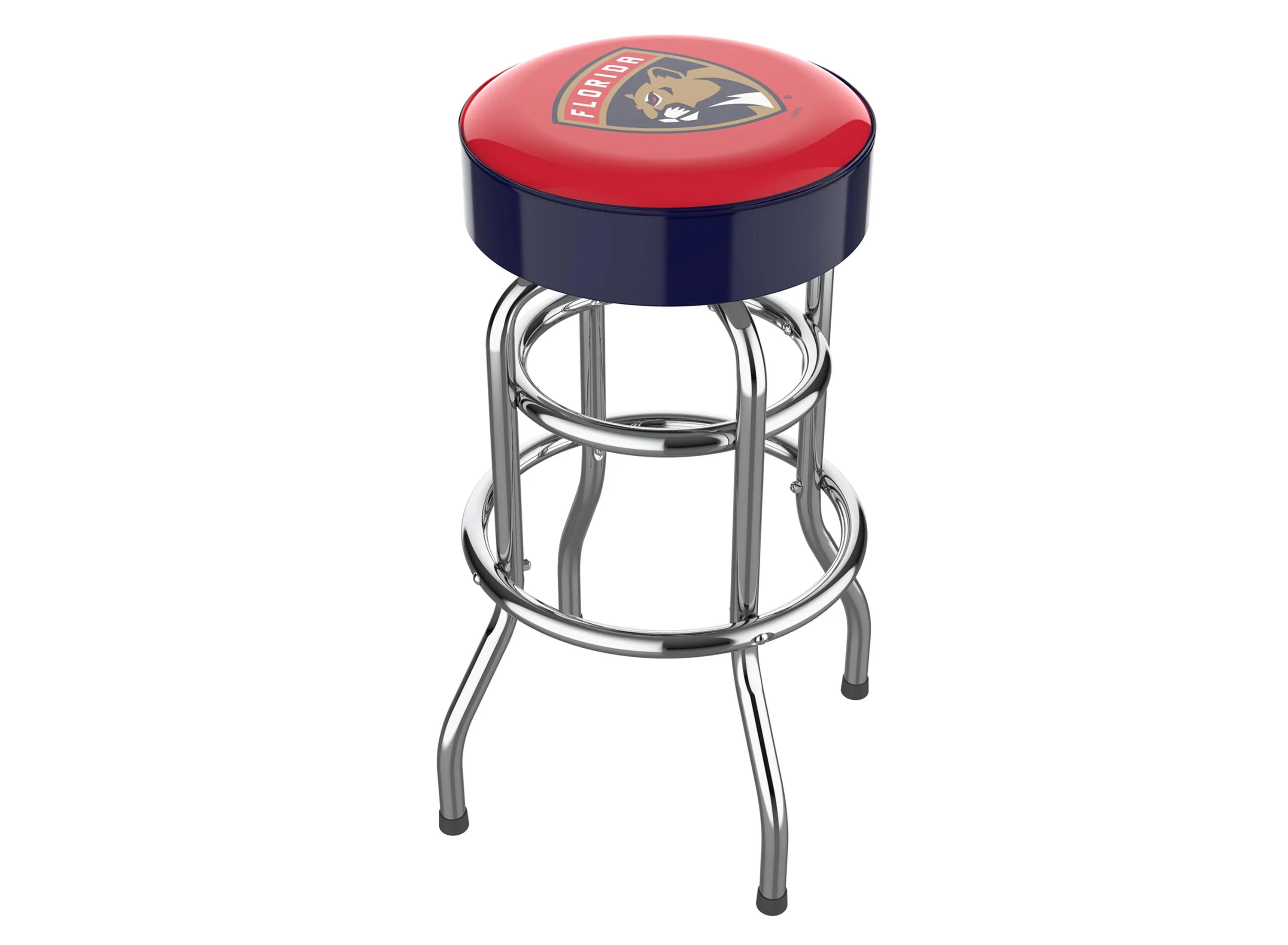 NHL Backless Swivel Bar Stool