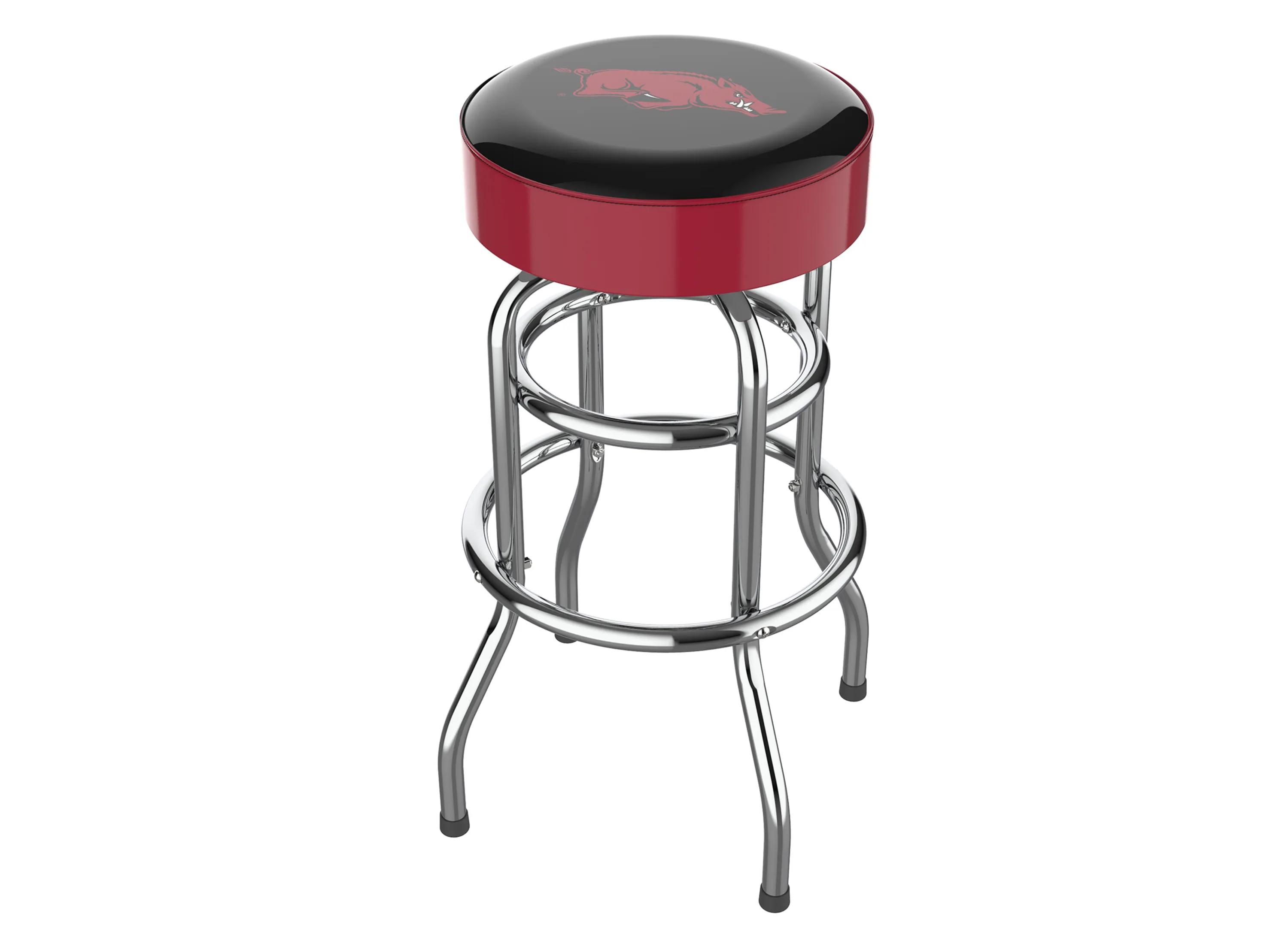 NCAA Backless Swivel Bar Stool