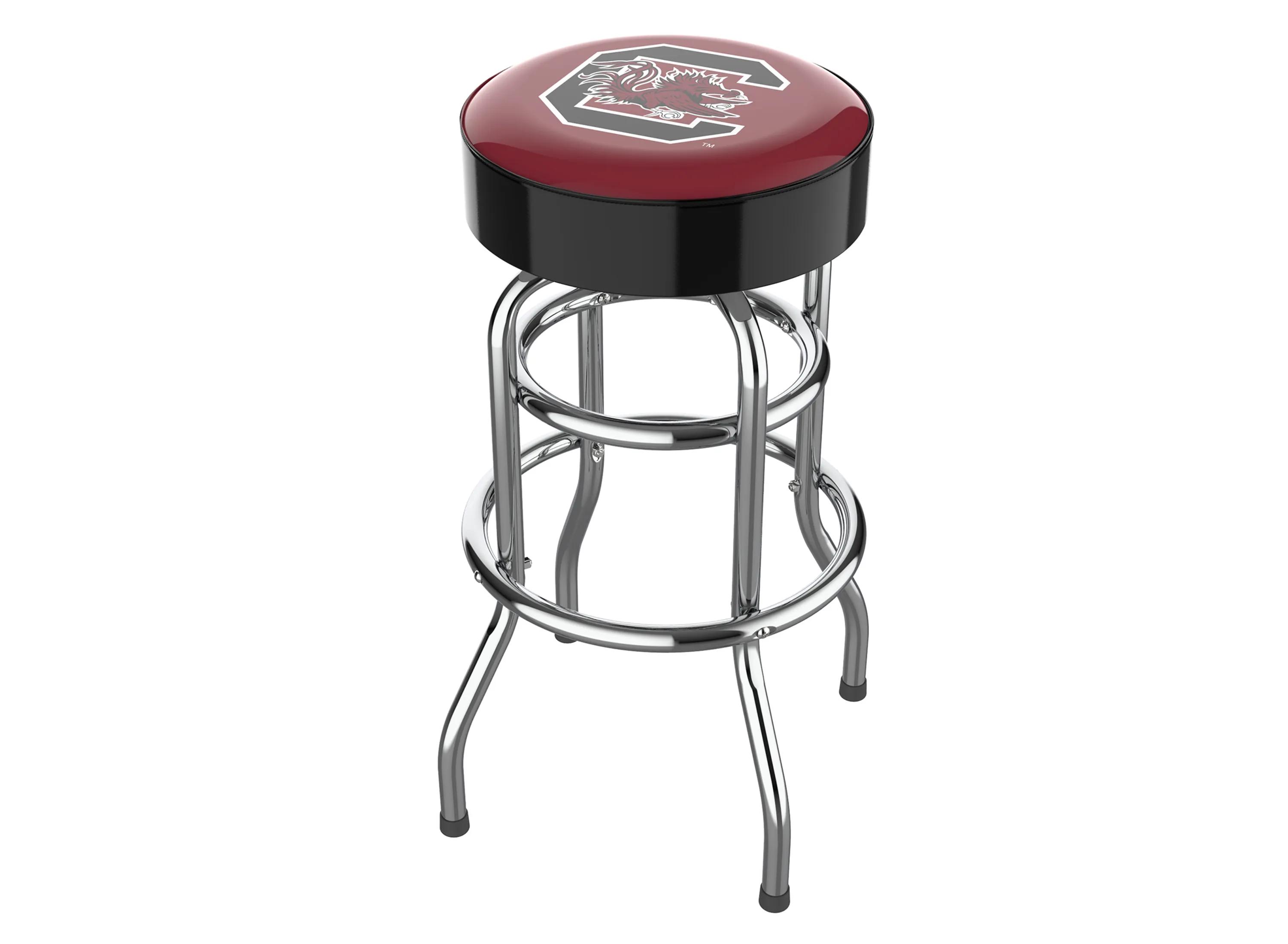 NCAA Backless Swivel Bar Stool
