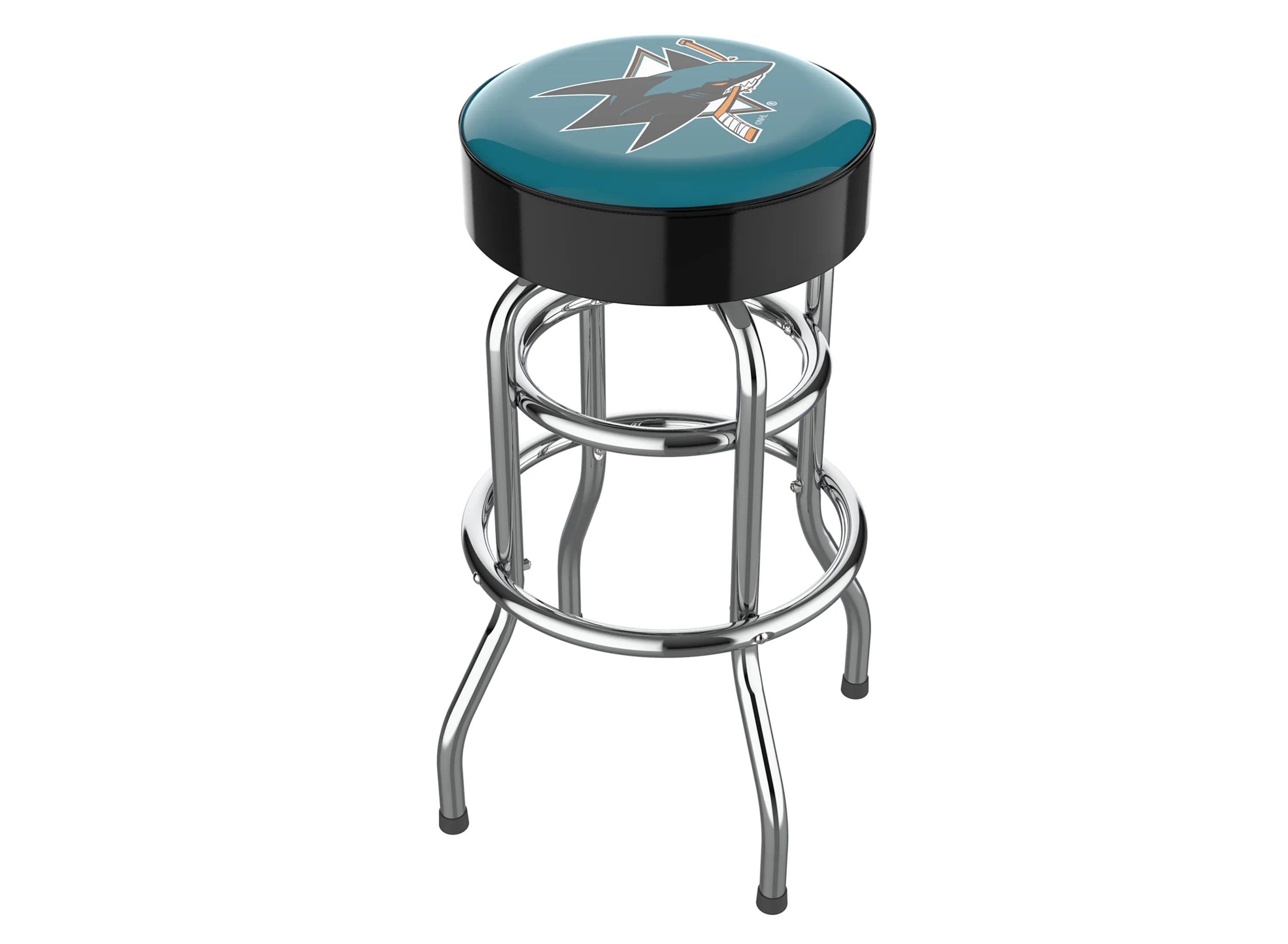 NHL Backless Swivel Bar Stool