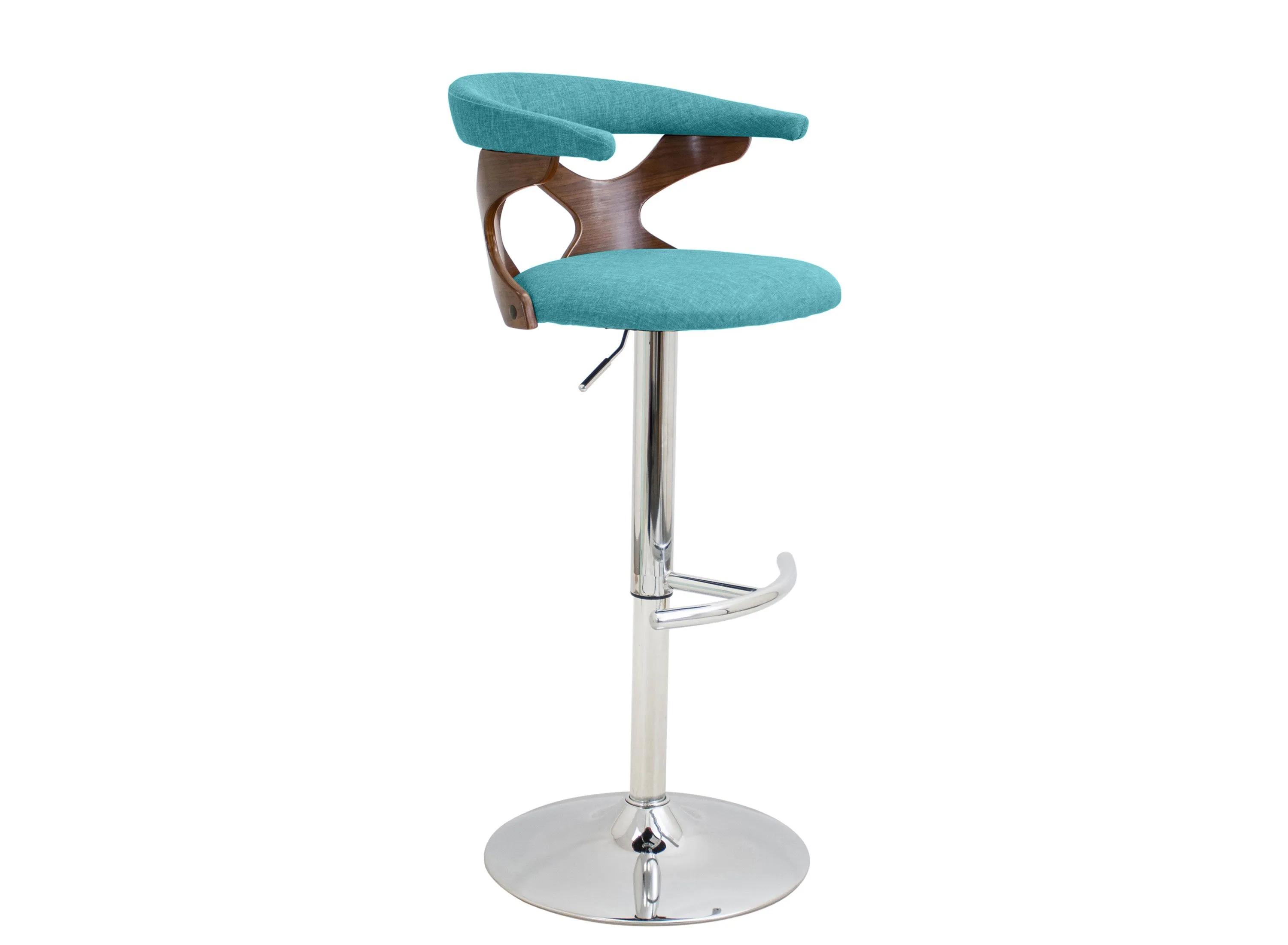 Gardenia Adjustable-Height Swivel Bar Stool