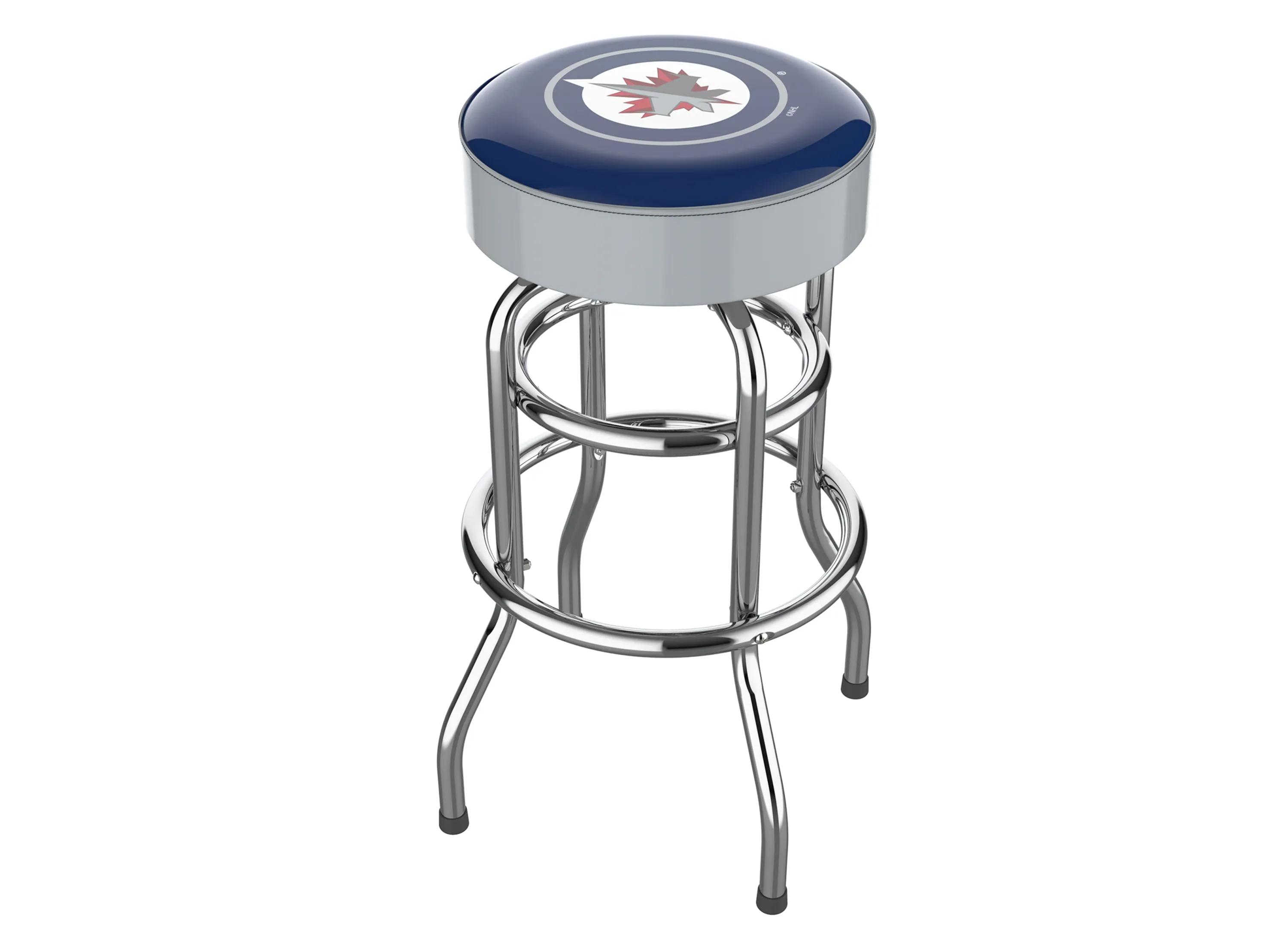 NHL Backless Swivel Bar Stool