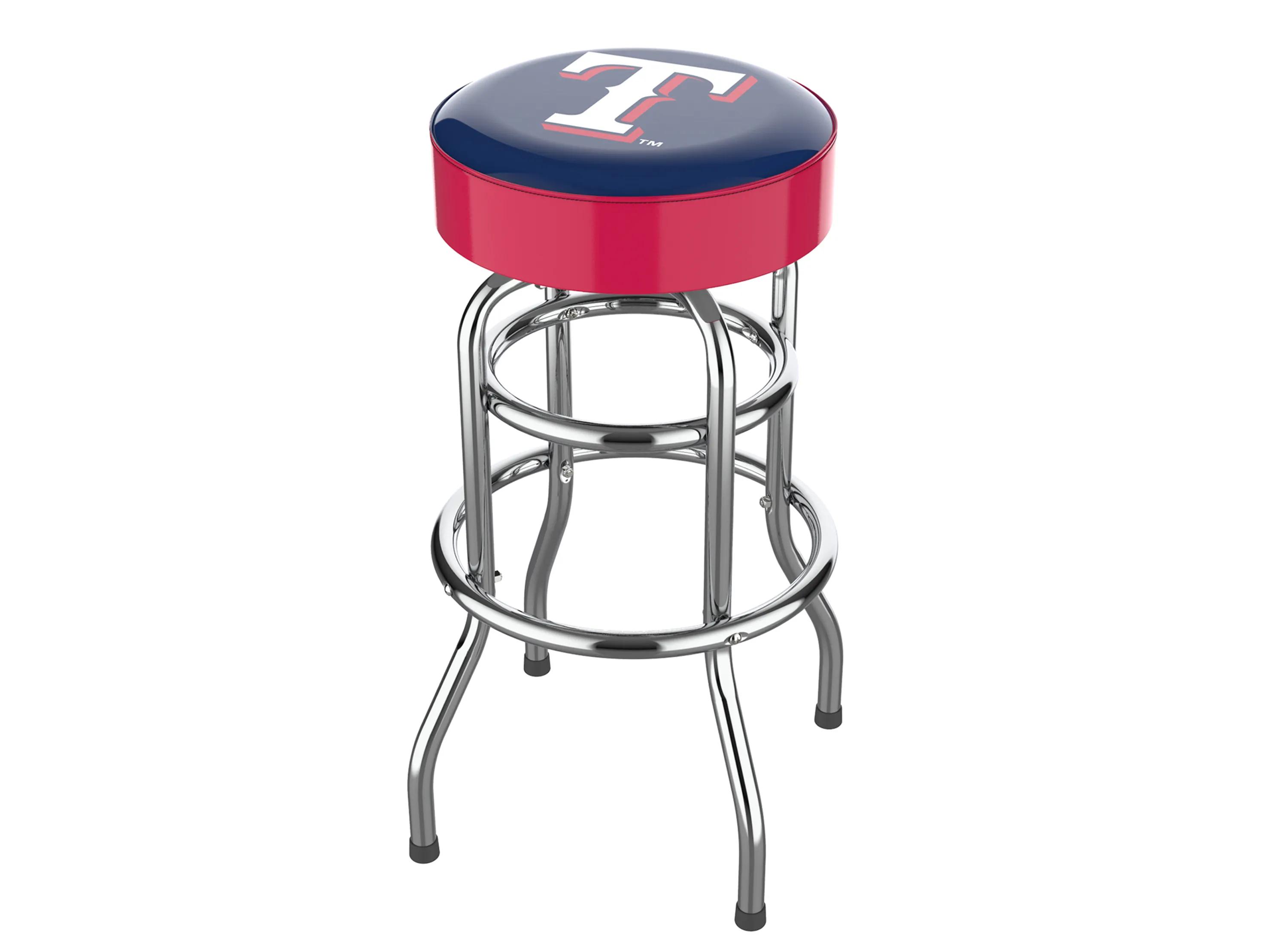 MLB Backless Swivel Bar Stool