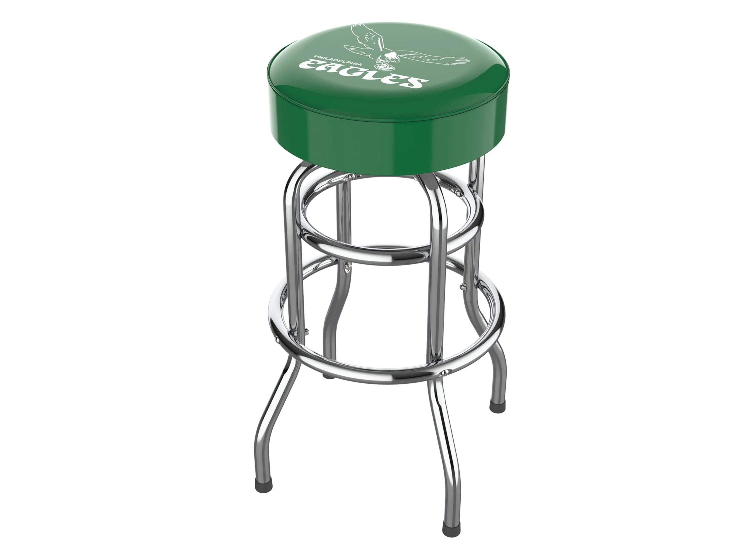 Imperial Philadelphia Eagles Throwback Logo Chrome Bar Stool