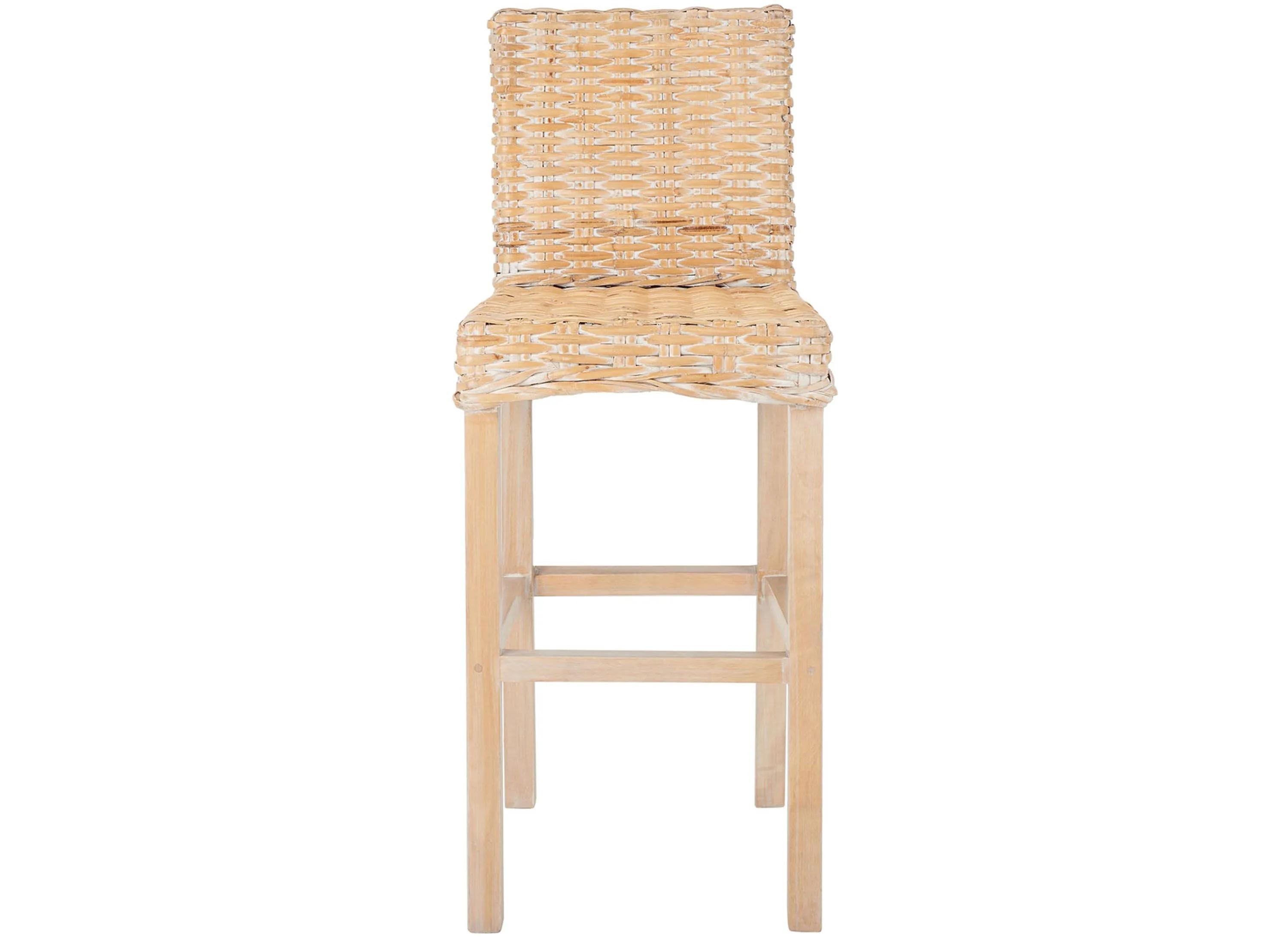 Safavieh Tobie Rattan Bar Stool - Tan