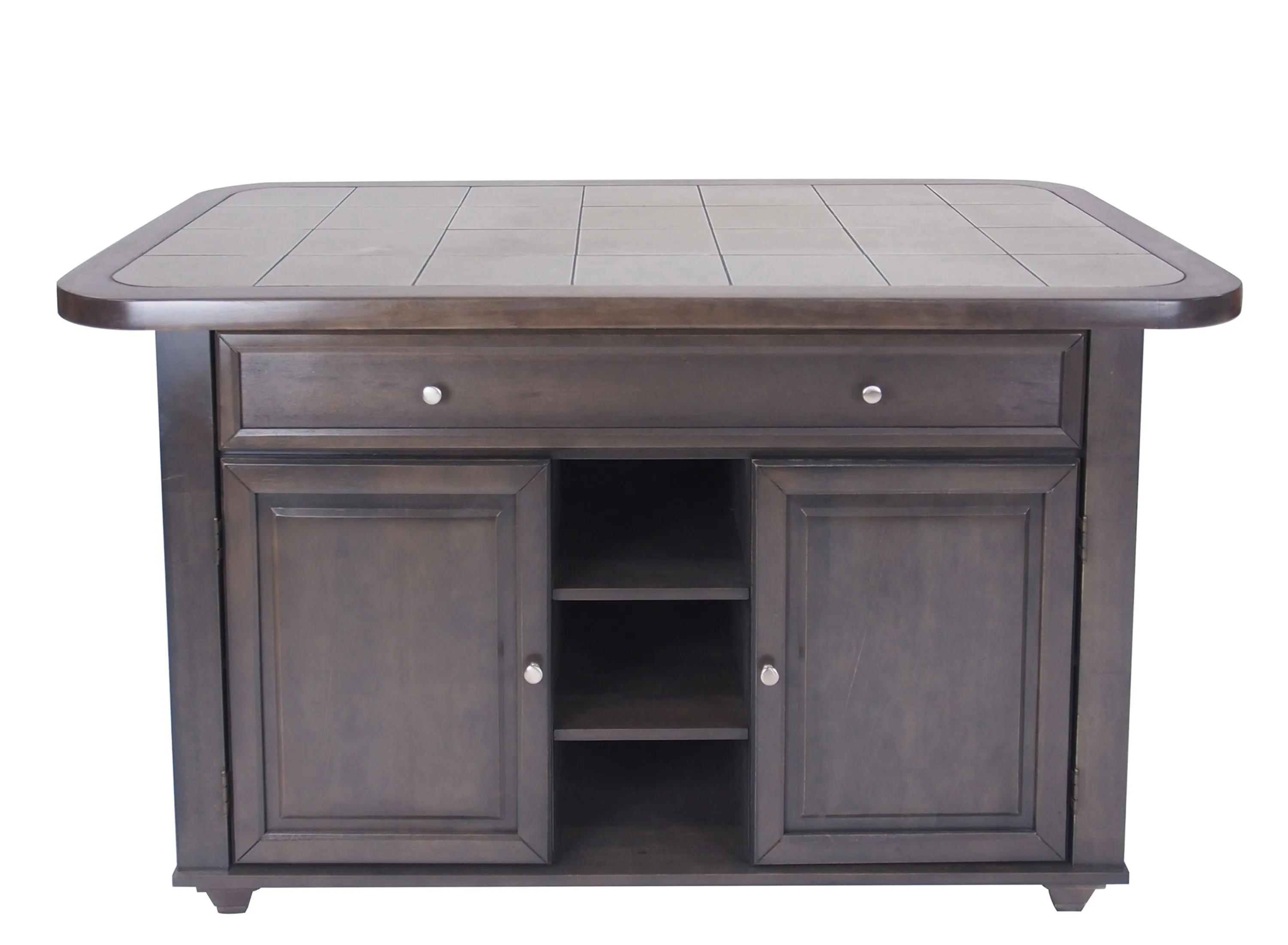 Shades of Gray Kitchen Island