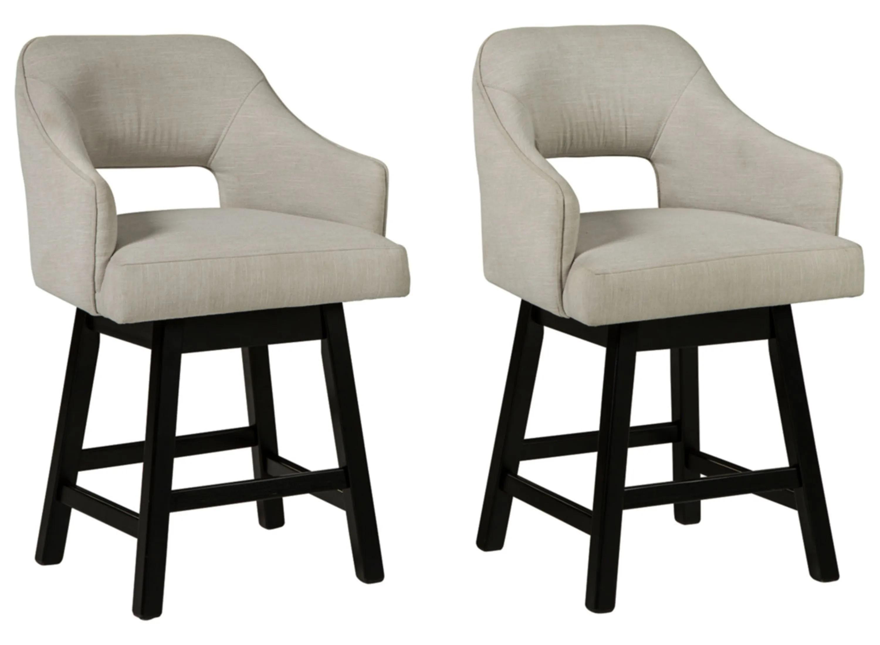 Meryle Open Swivel Counter Stool - Set of 2