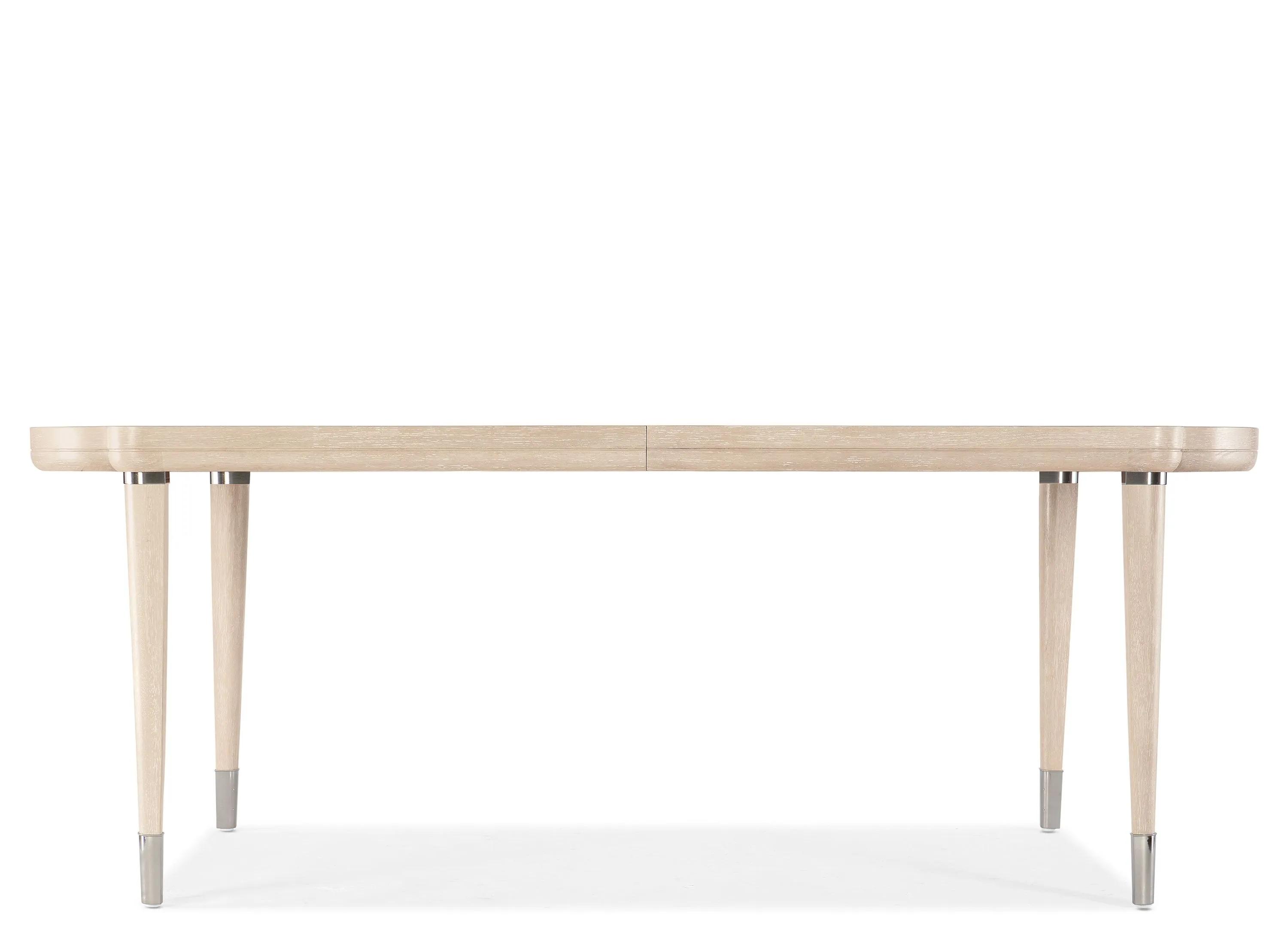 Nouveau Chic Sandstone Extendable Dining Table
