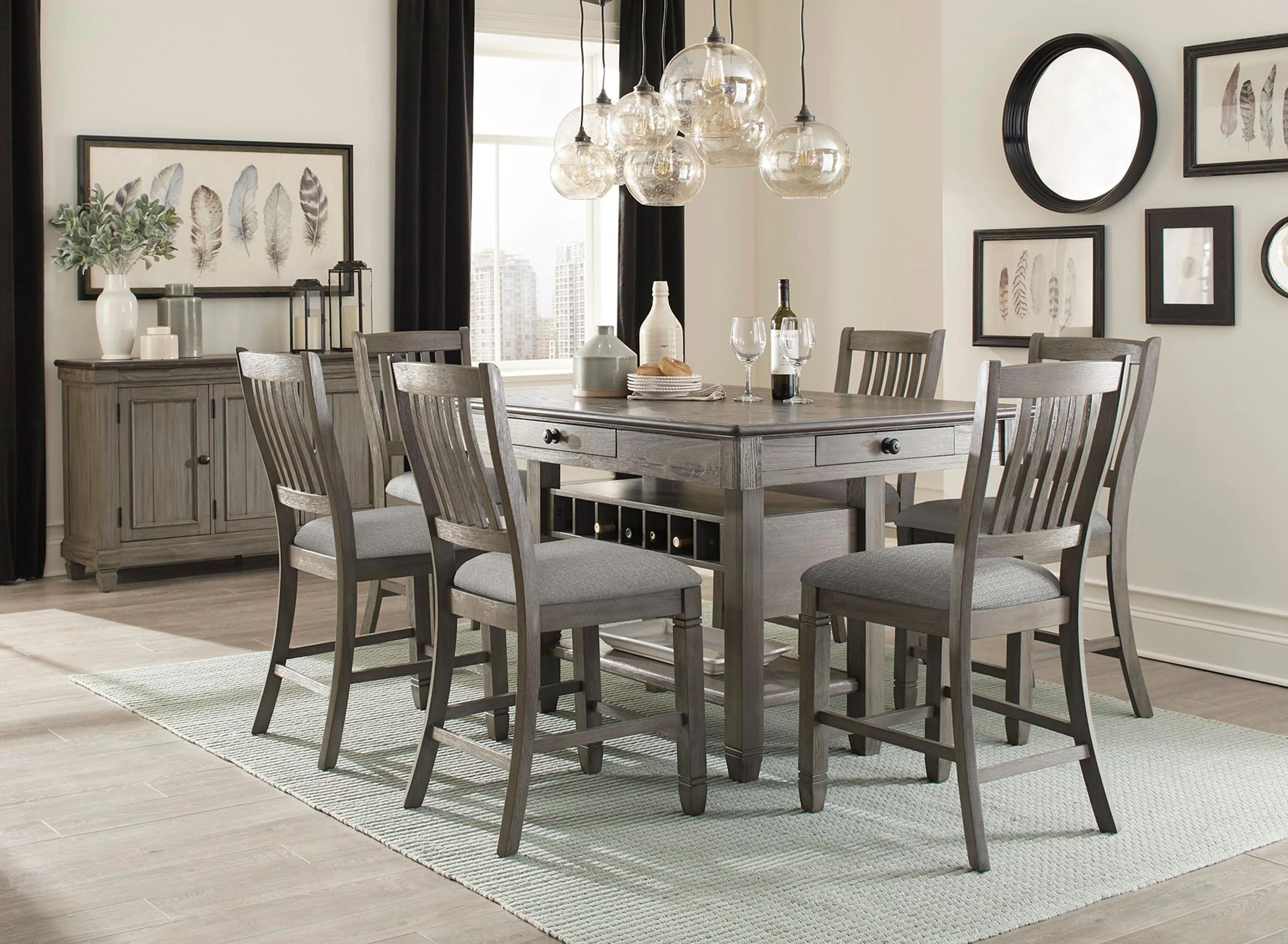 790156270 Lark 7-pc. Counter Height Dining Room Set sku 790156270