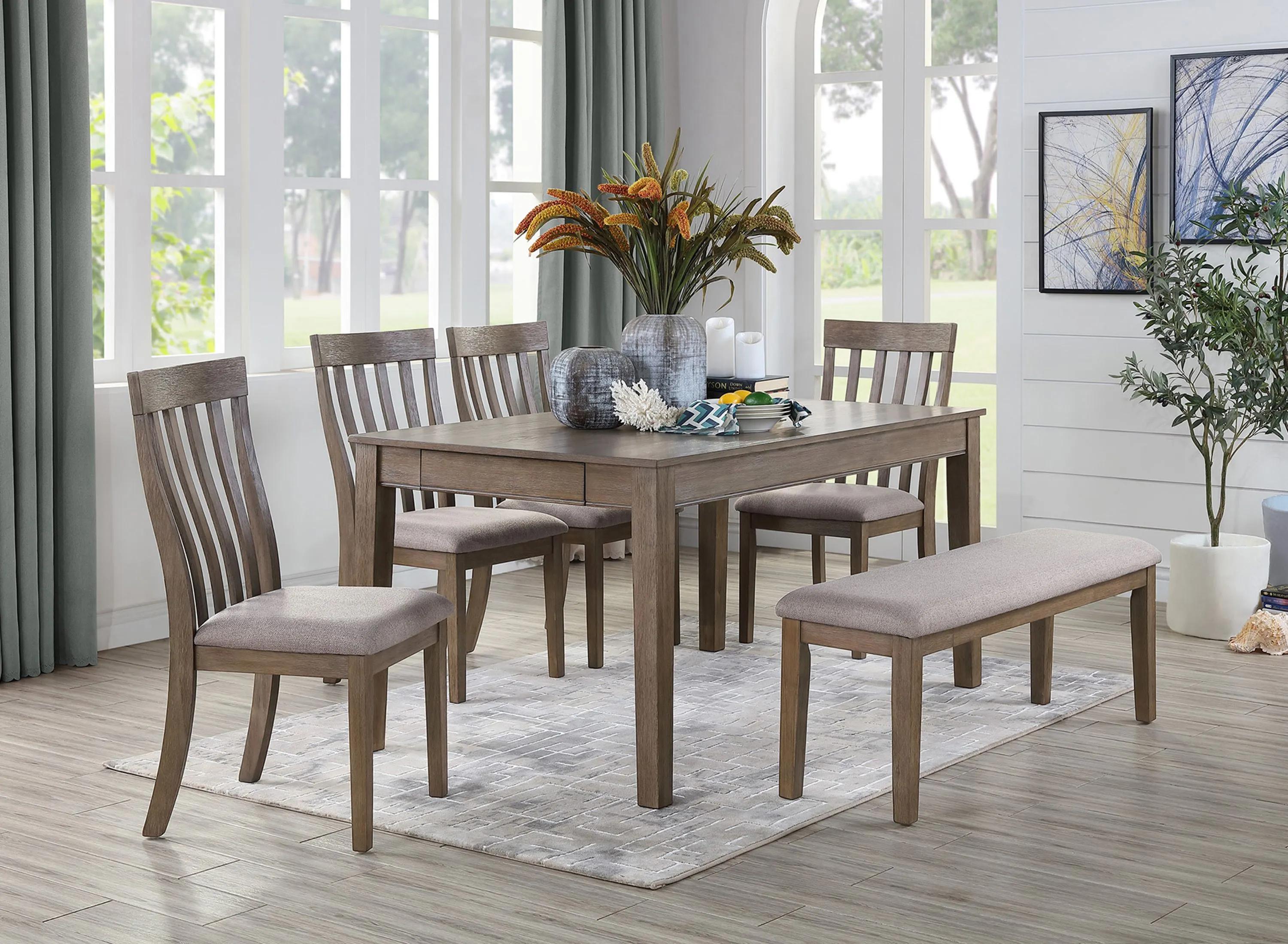 Brim 6-pc. Dining Room Set With Bench