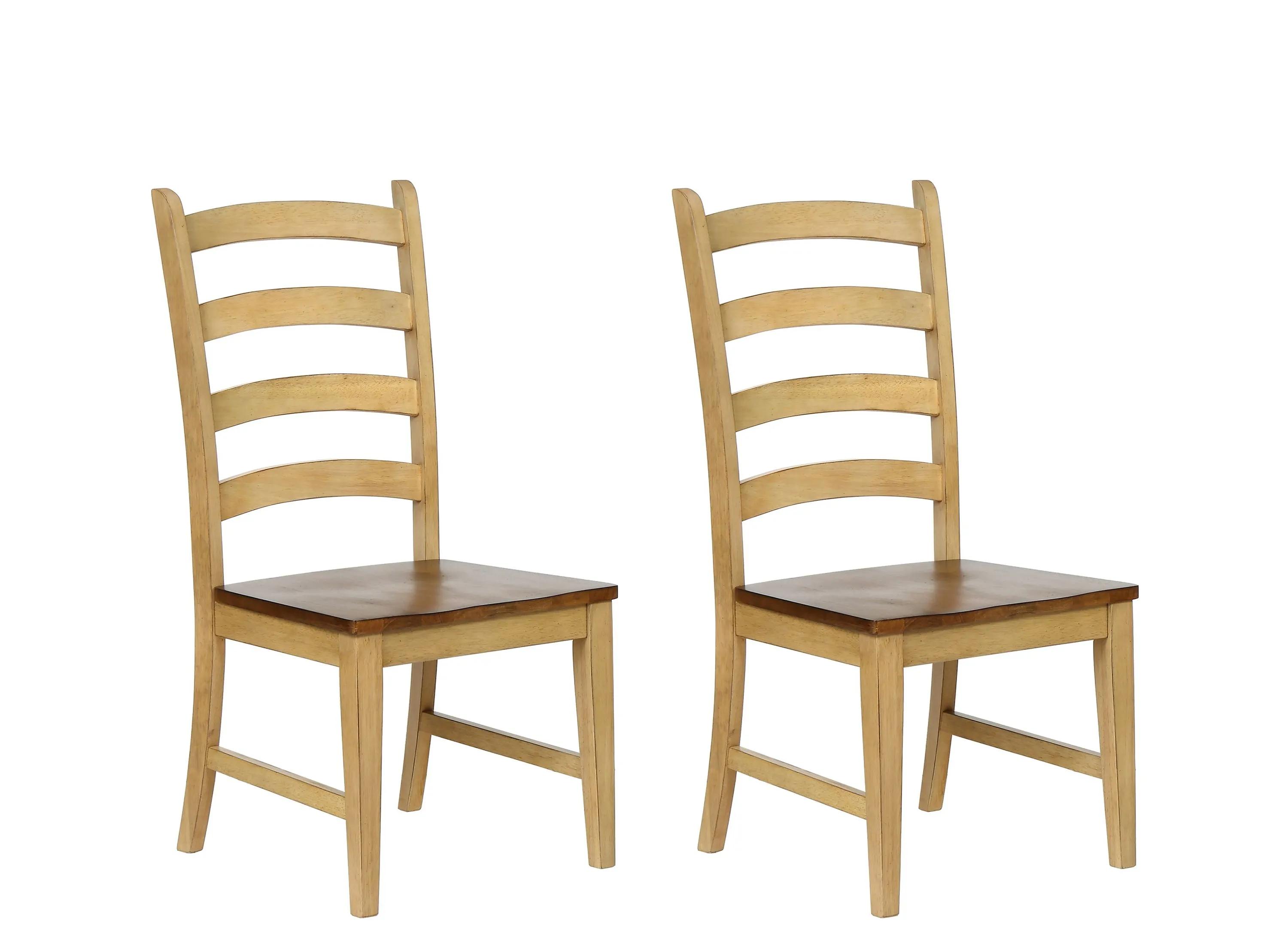 Brook Ladder Back Side Chair: Set of 2