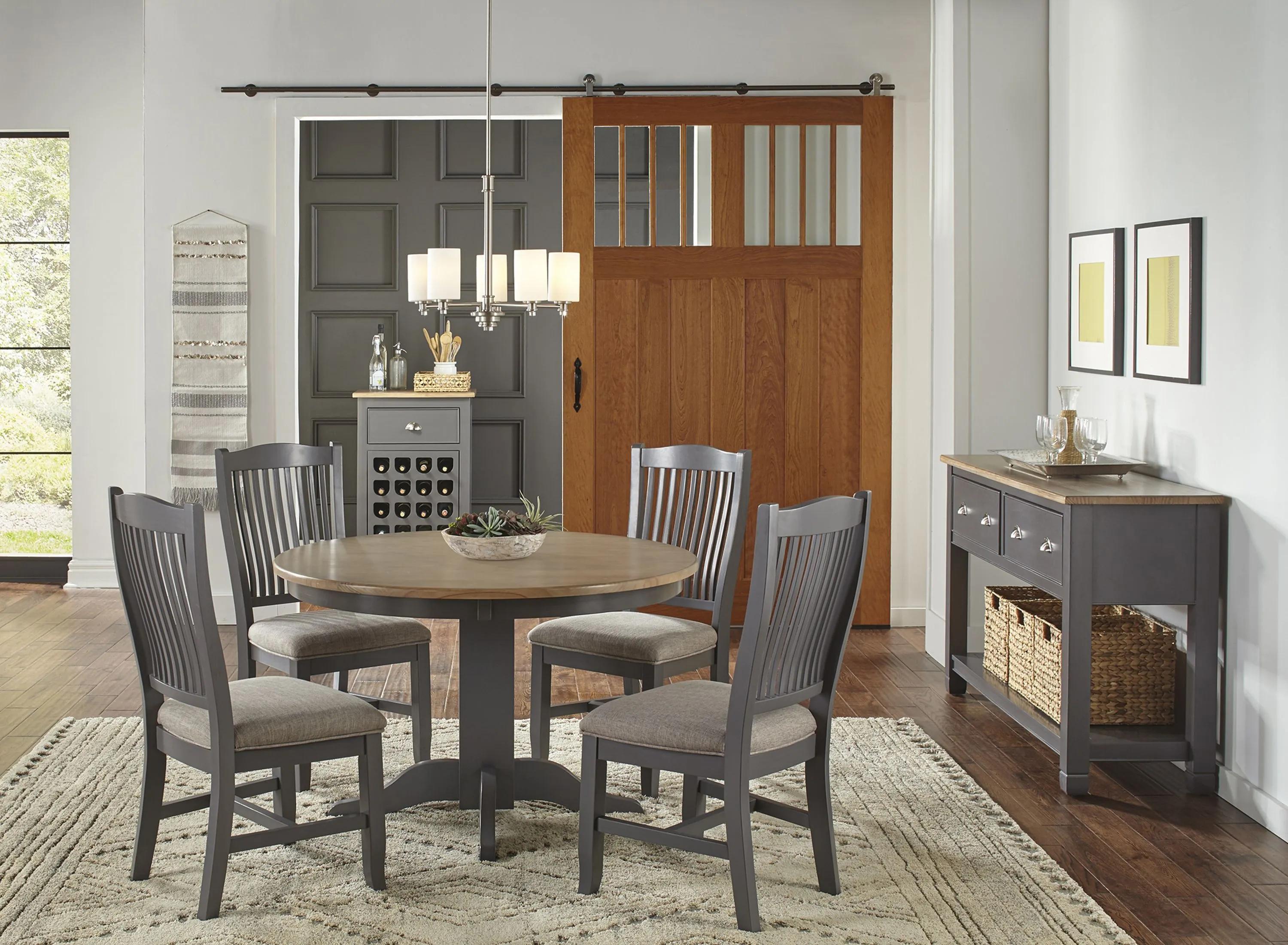 796245090 Port Townsend 5-pc. Round Upholstered Dining Set sku 796245090