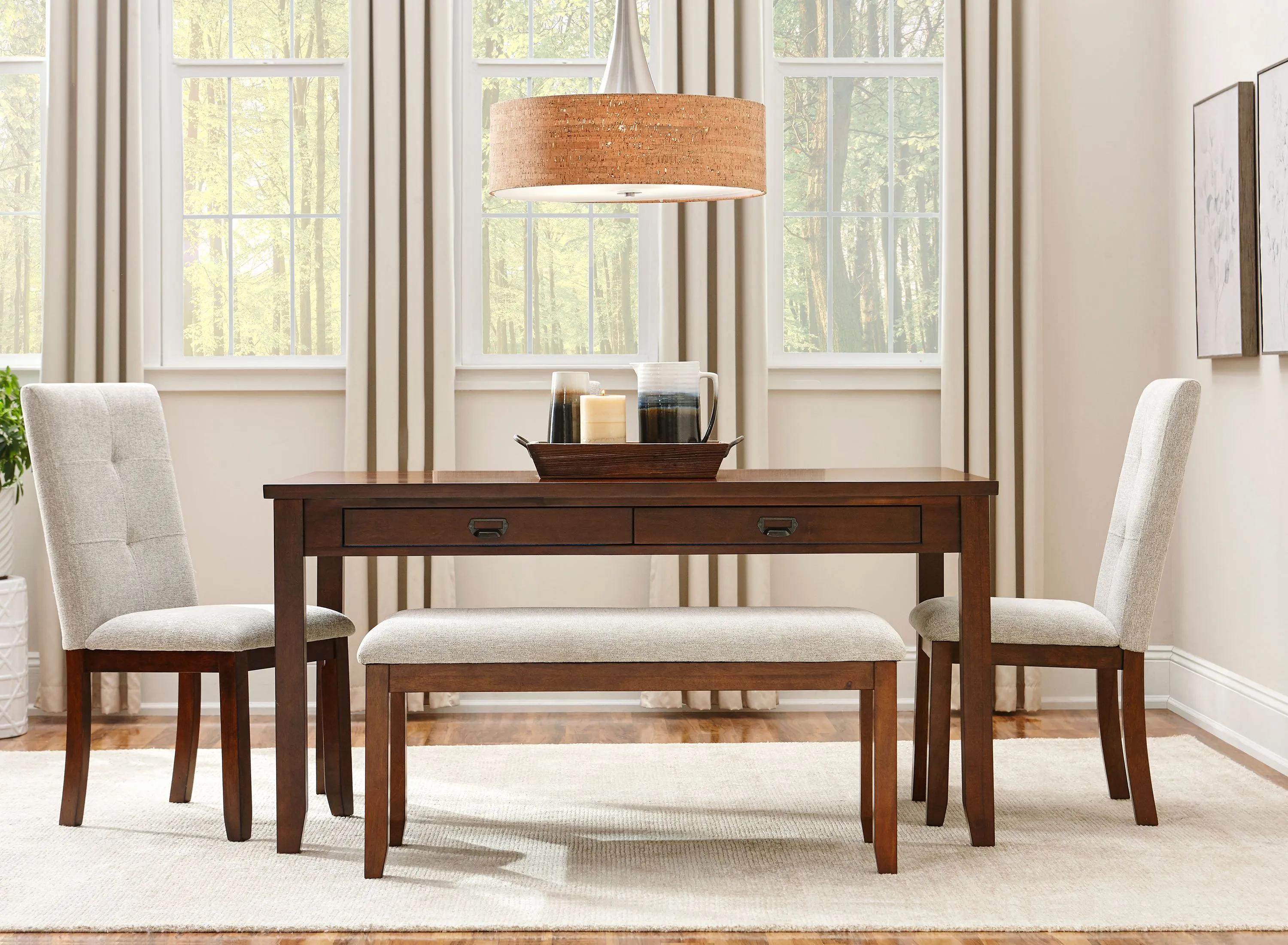 Saunders 4-pc. Dining Set With Bench