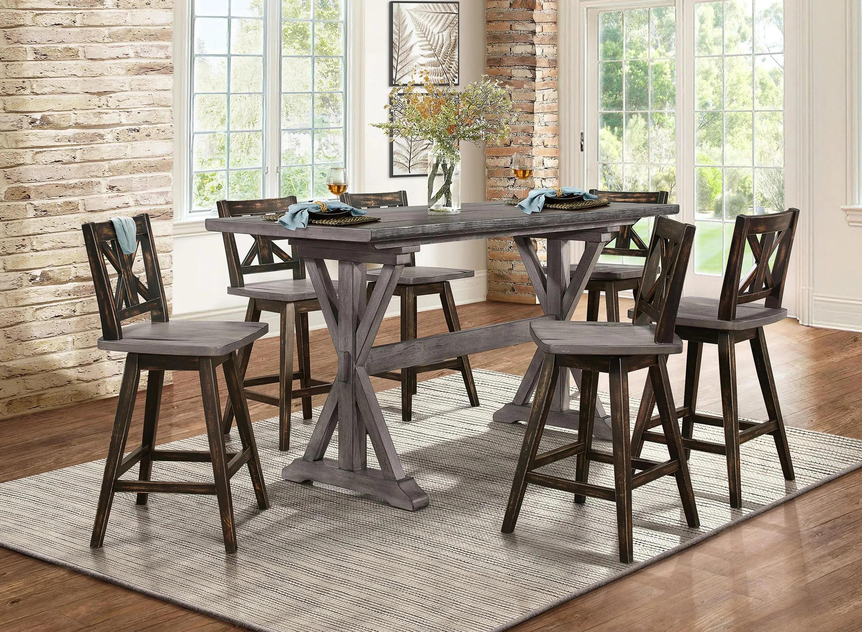 Trouvaille 7-pc. Counter Height Dining Set