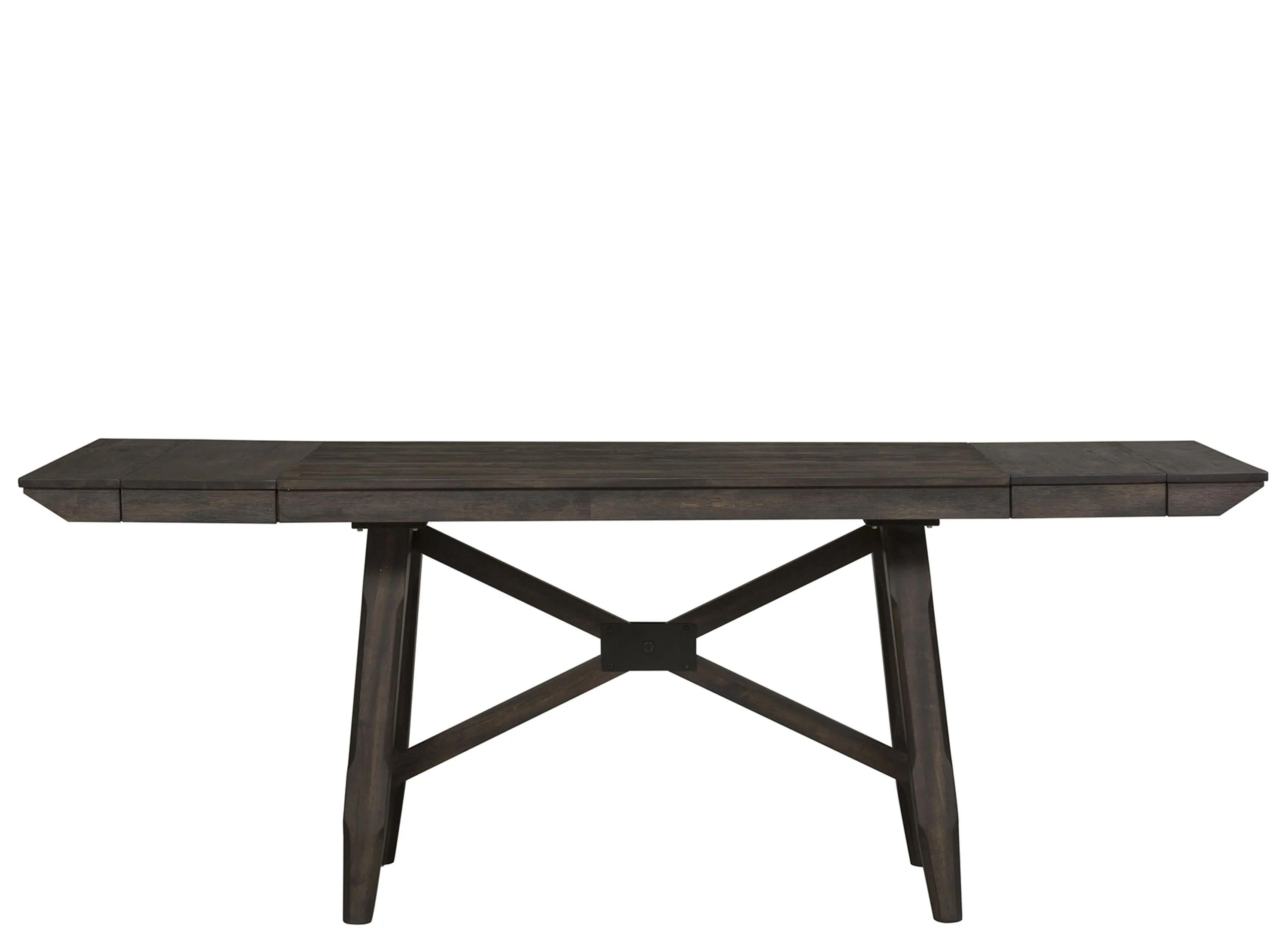 Double Bridge Counter Height Dining Table
