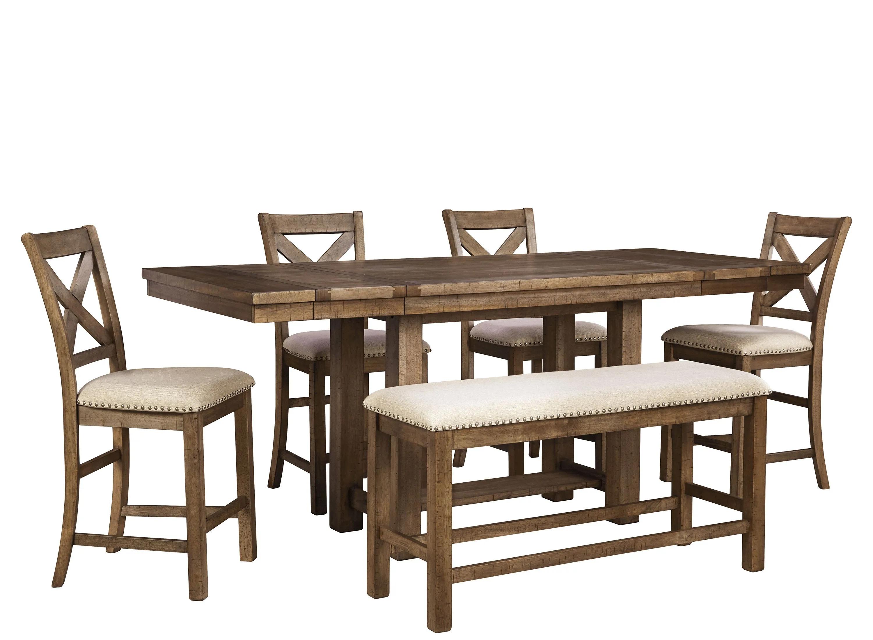 Montana 6-pc. Counter-Height Dining Set w/ Leaves