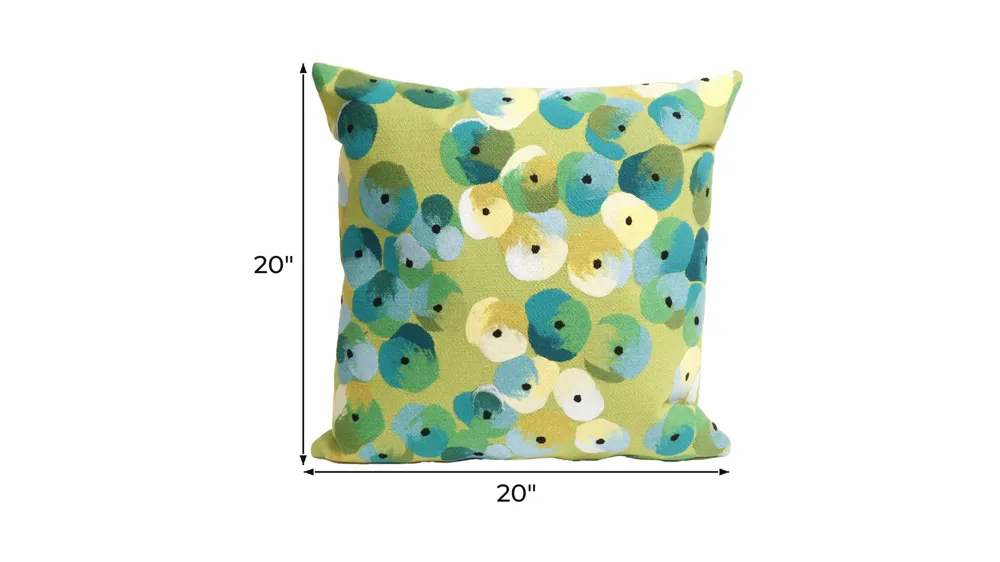 Liora Manne Visions II Pansy Pillow Dimensions