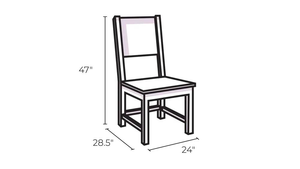 Becall Dining Chair Dimensions