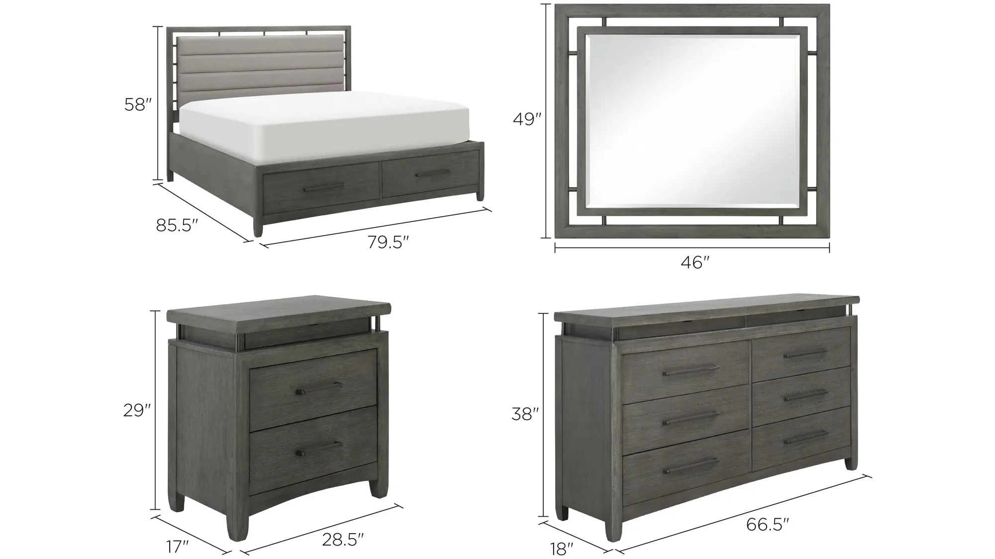 SweetRoomページ Ozark 5-Pc. Queen Bedroom Set, White | BJ's Wholesale Club