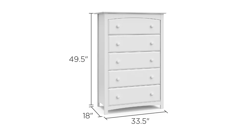 Kenton 5 Drawer Chest Dimensions