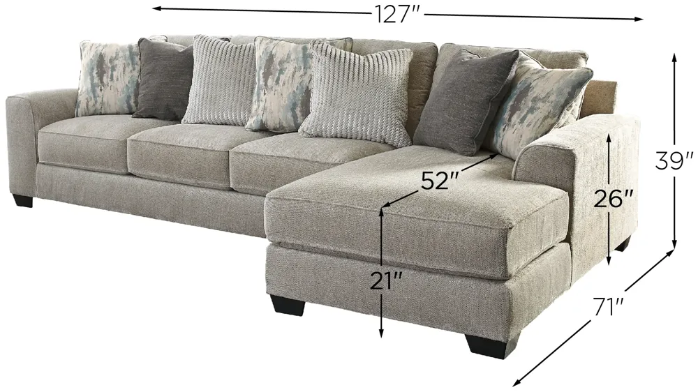Ardsley 3 Piece Sectional with Chaise Ardsley 3 Piece Sectional with Chaise