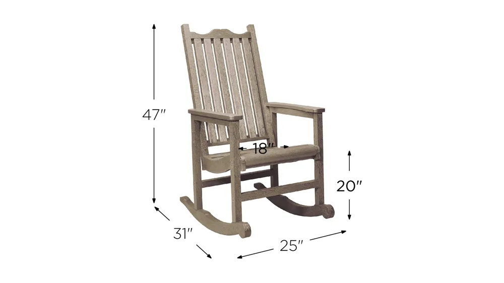 Generation Recycled Outdoor Rocking Chair Dimensions