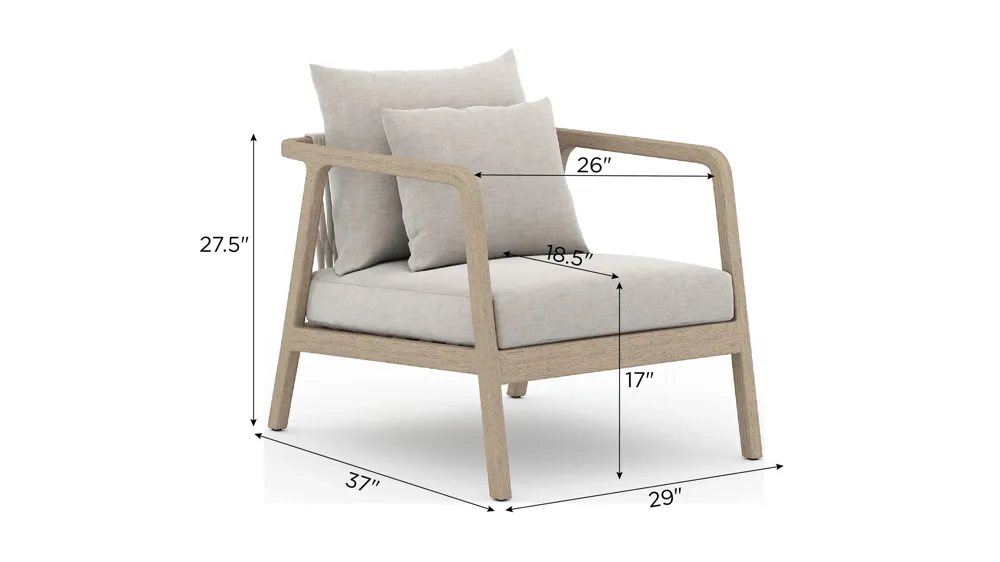 Numa Outdoor Chair Dimensions