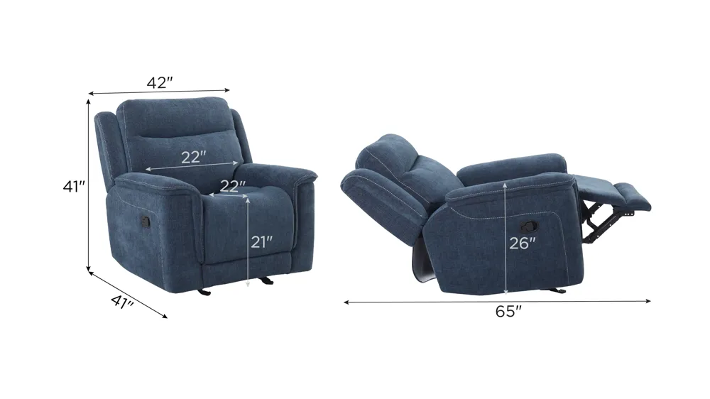 Bristol Recliner Dimensions