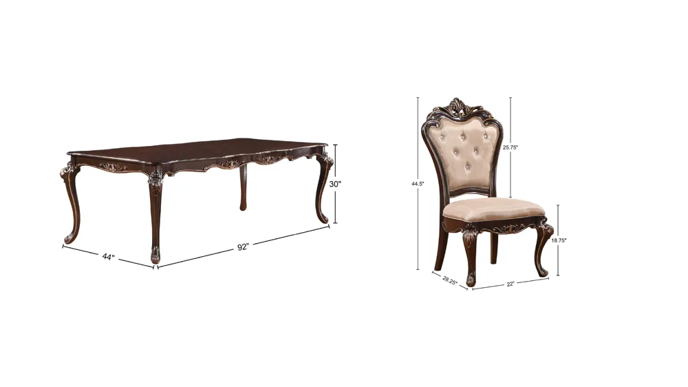 Constantine 9-pc. Dining Set Dimensions
