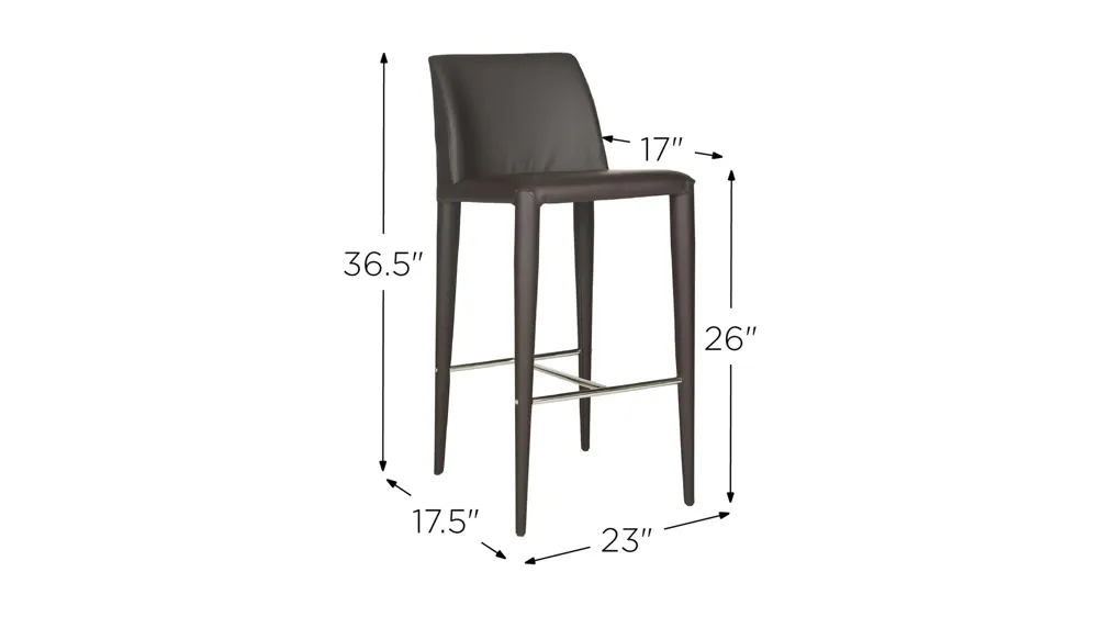 Ida Counter Stool - Set of 2 Dimensions