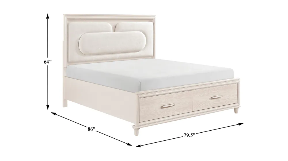 Coleman Platform Bed with Storage Dimensions